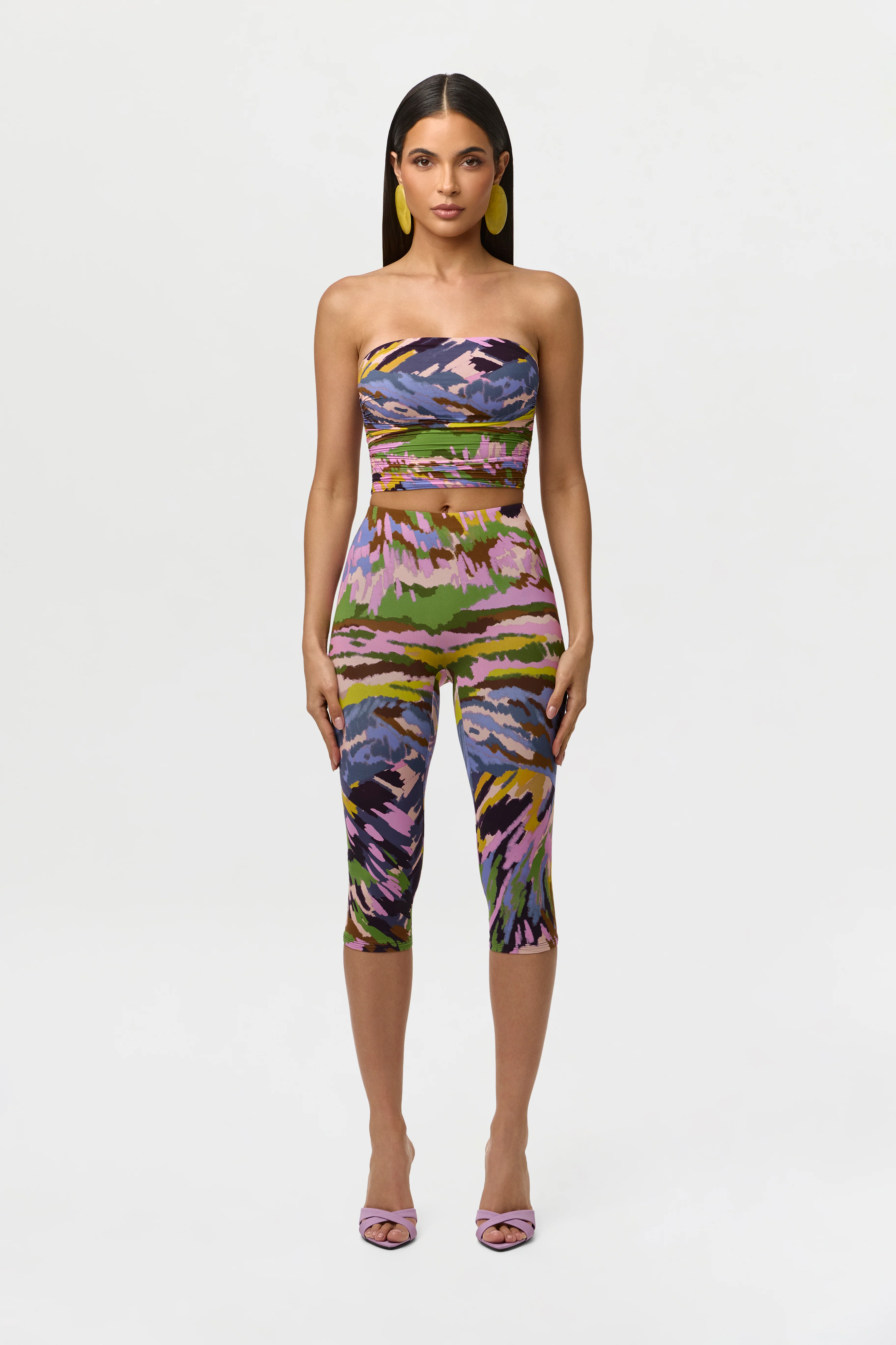 Naked Print Capri Legging - Image 11