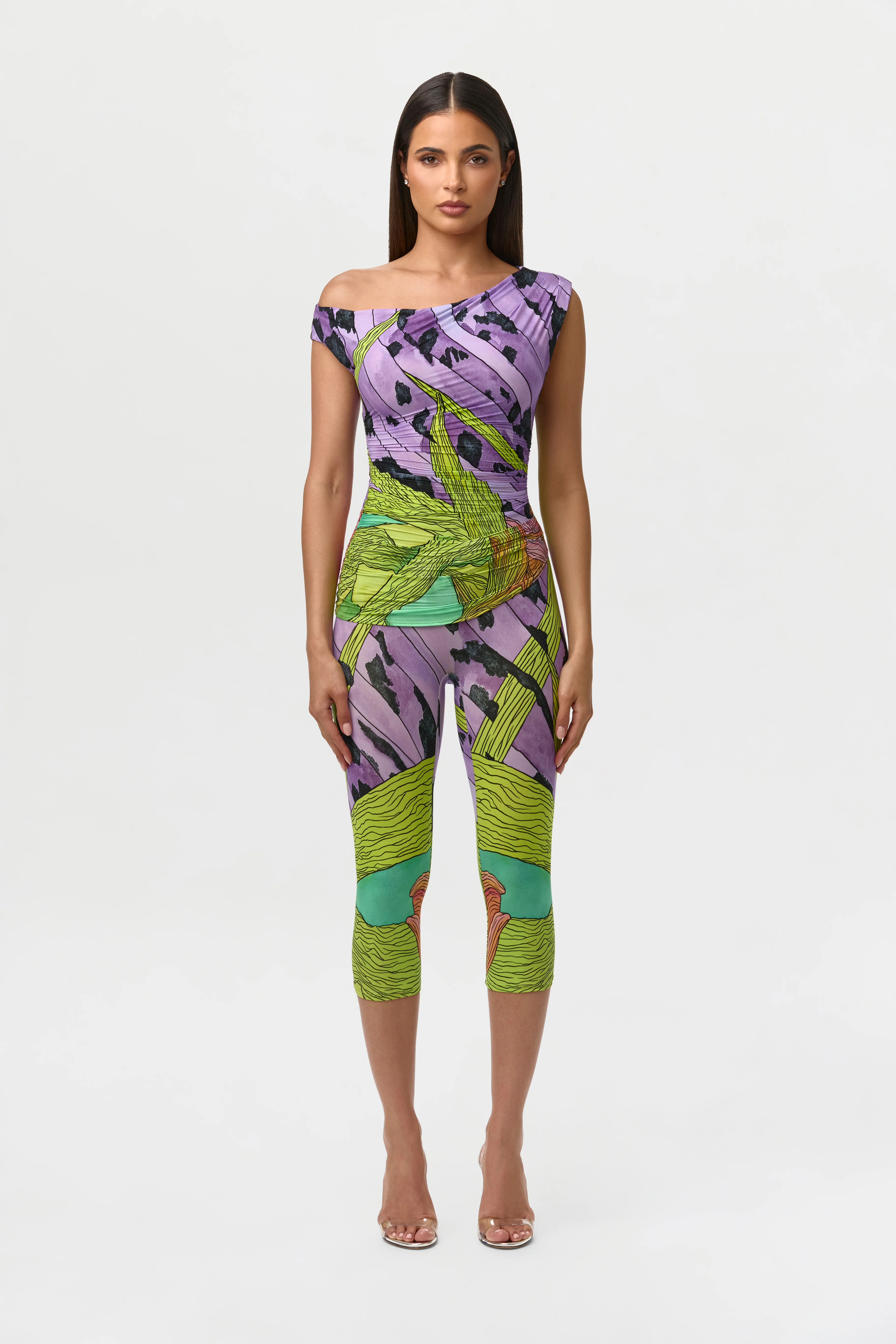 Naked Print Capri Legging - Image 20