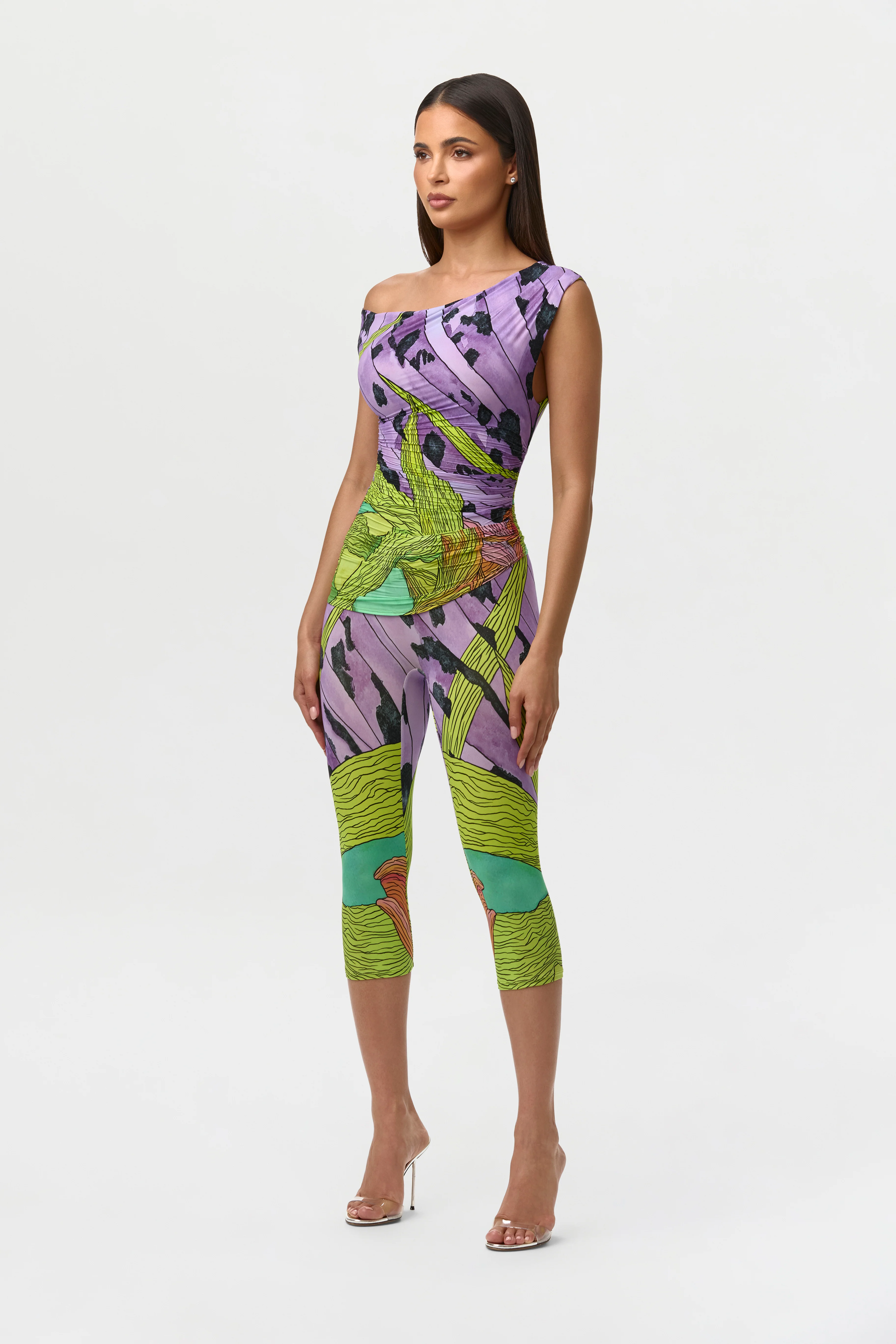 Naked Print Capri Legging - Image 22