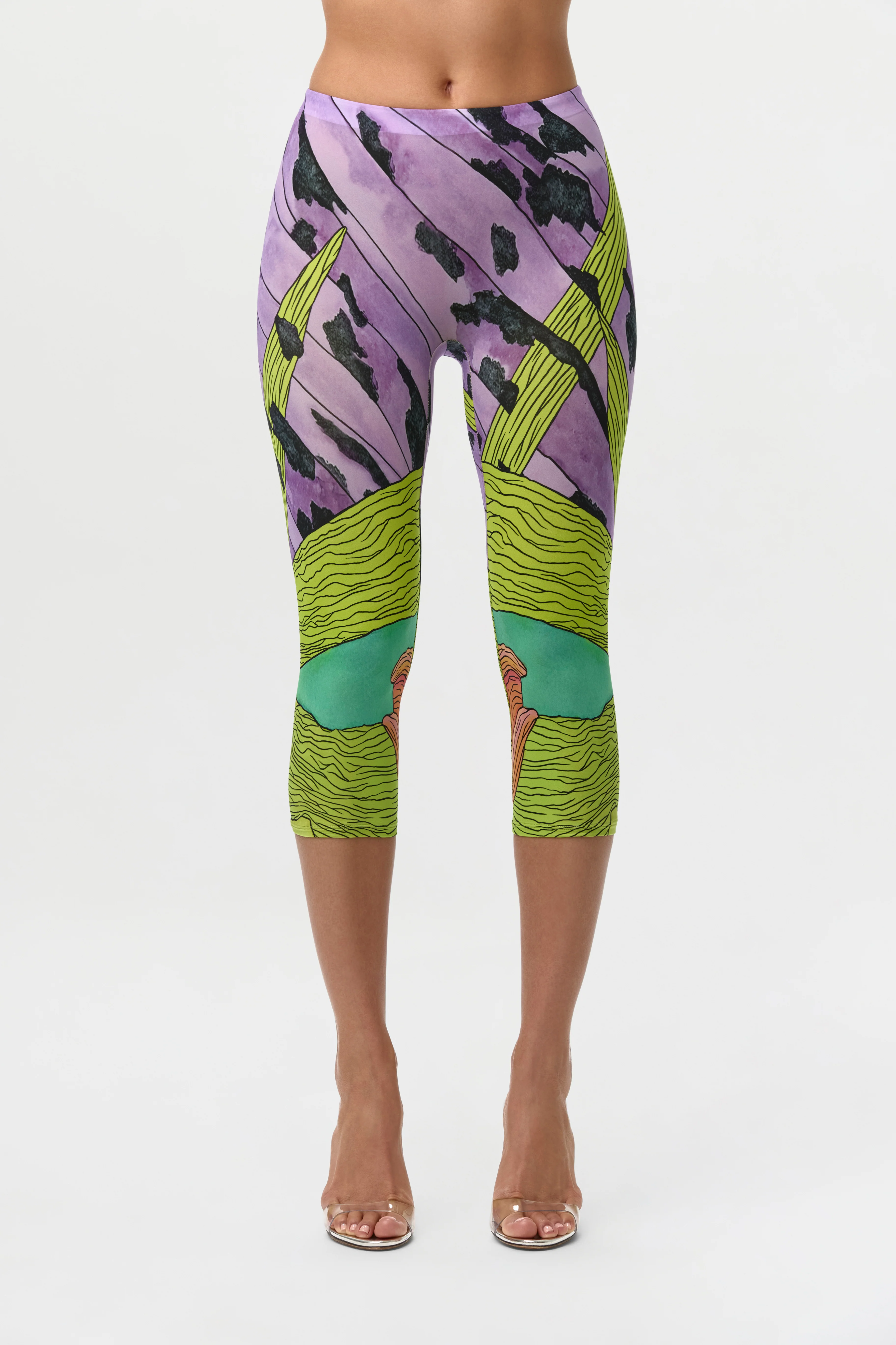 Naked Print Capri Legging - Image 24