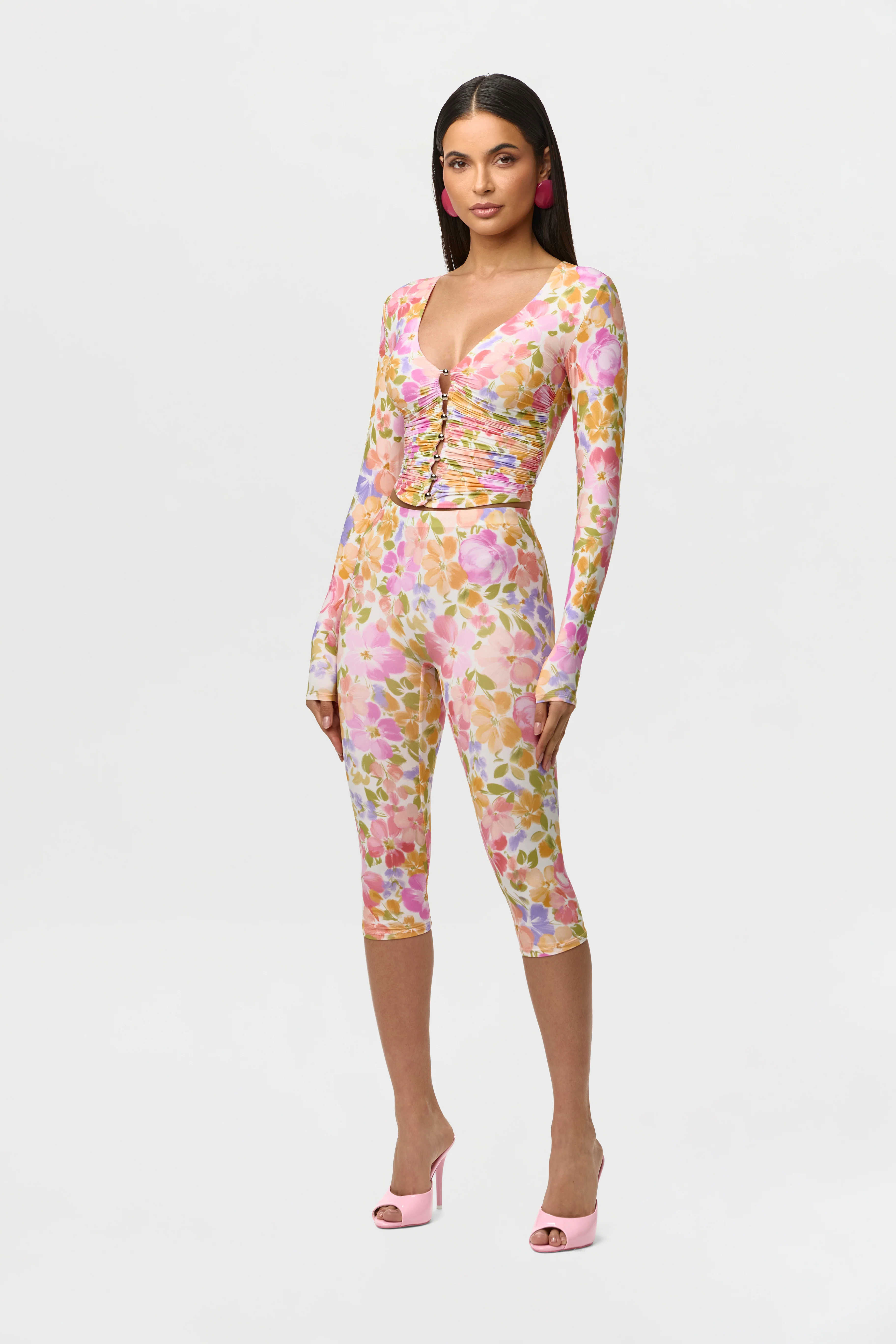 Naked Print Capri Legging - Image 7