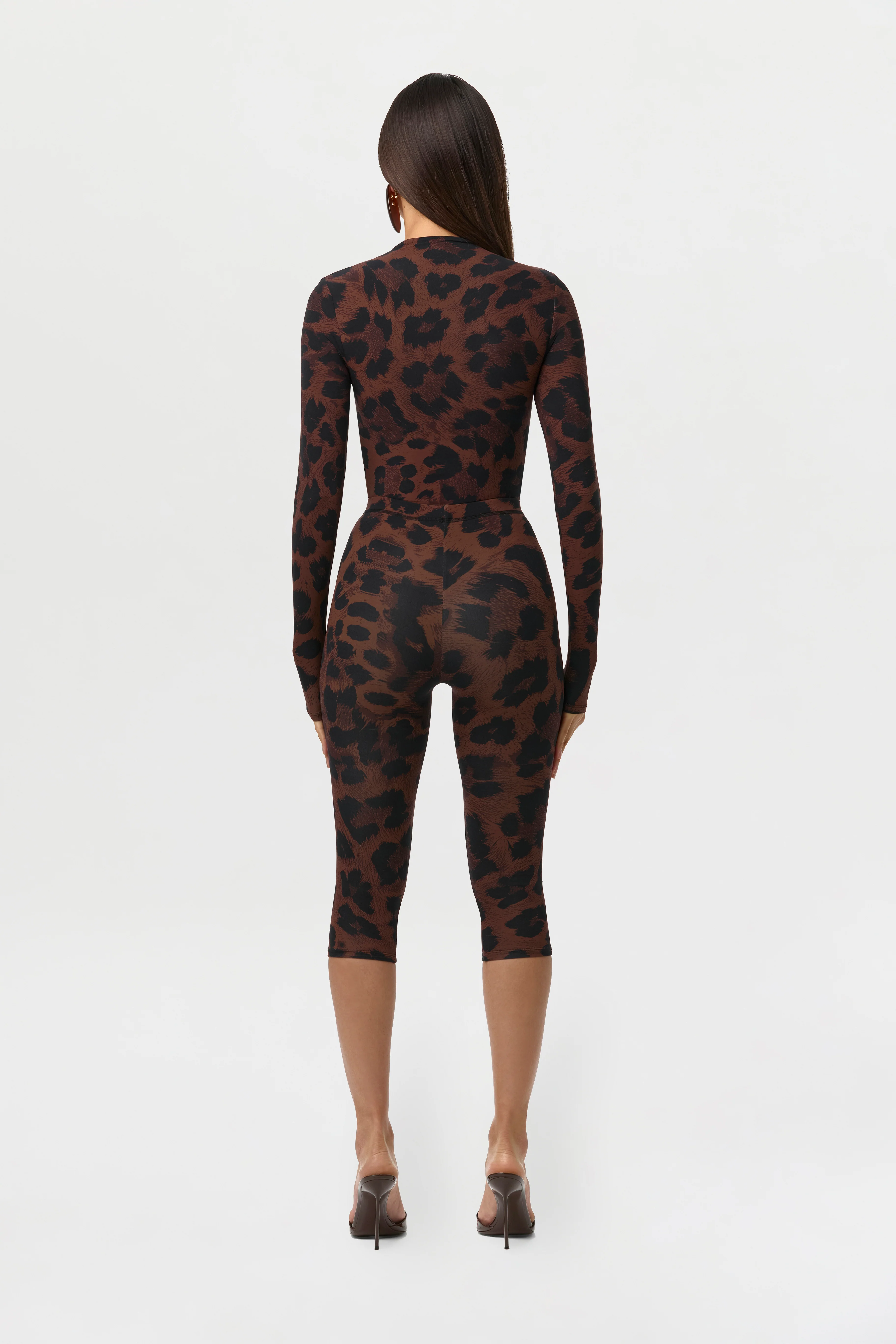 Naked Print Capri Leggings - Image 10