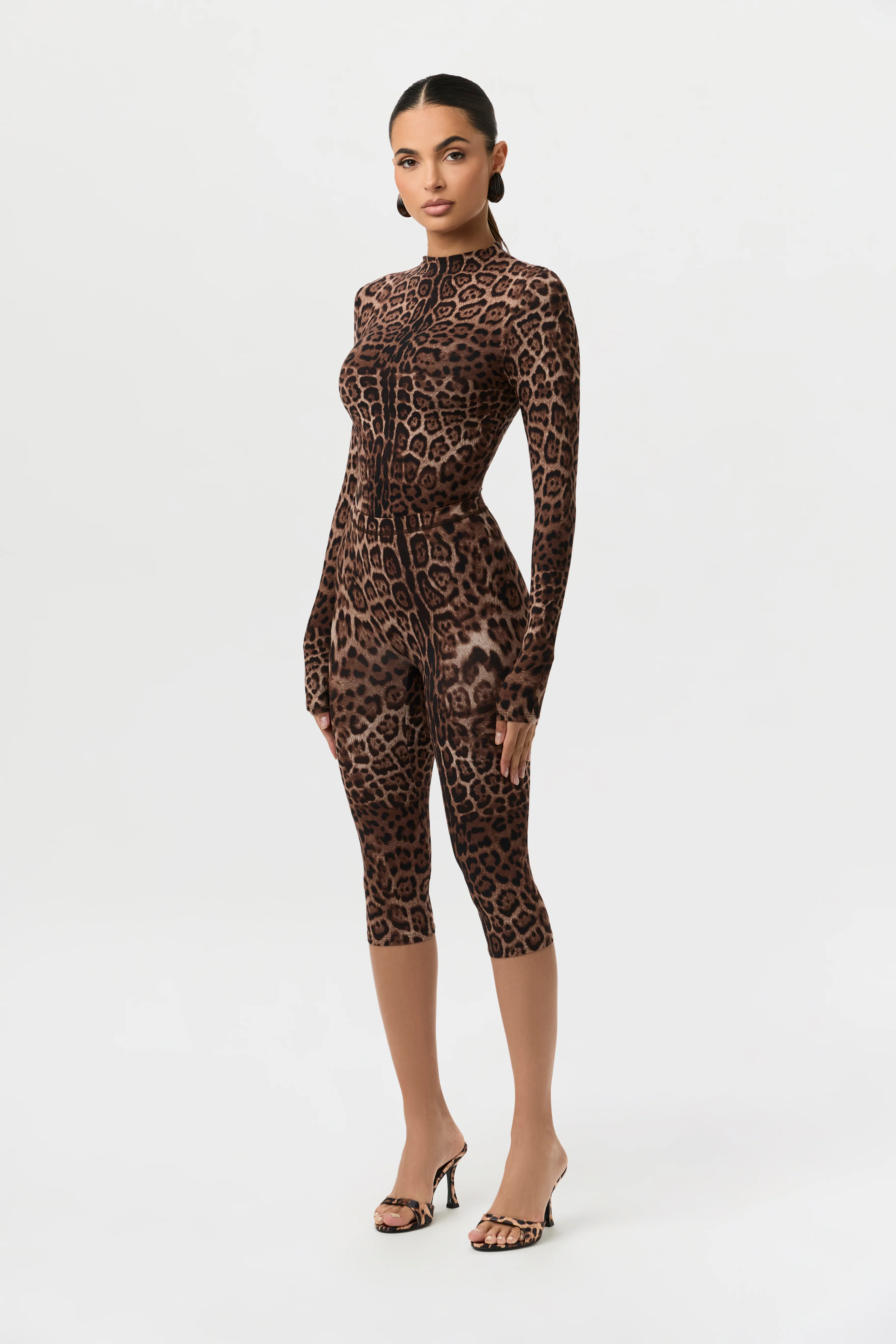 Naked Print Capri Leggings - Image 14