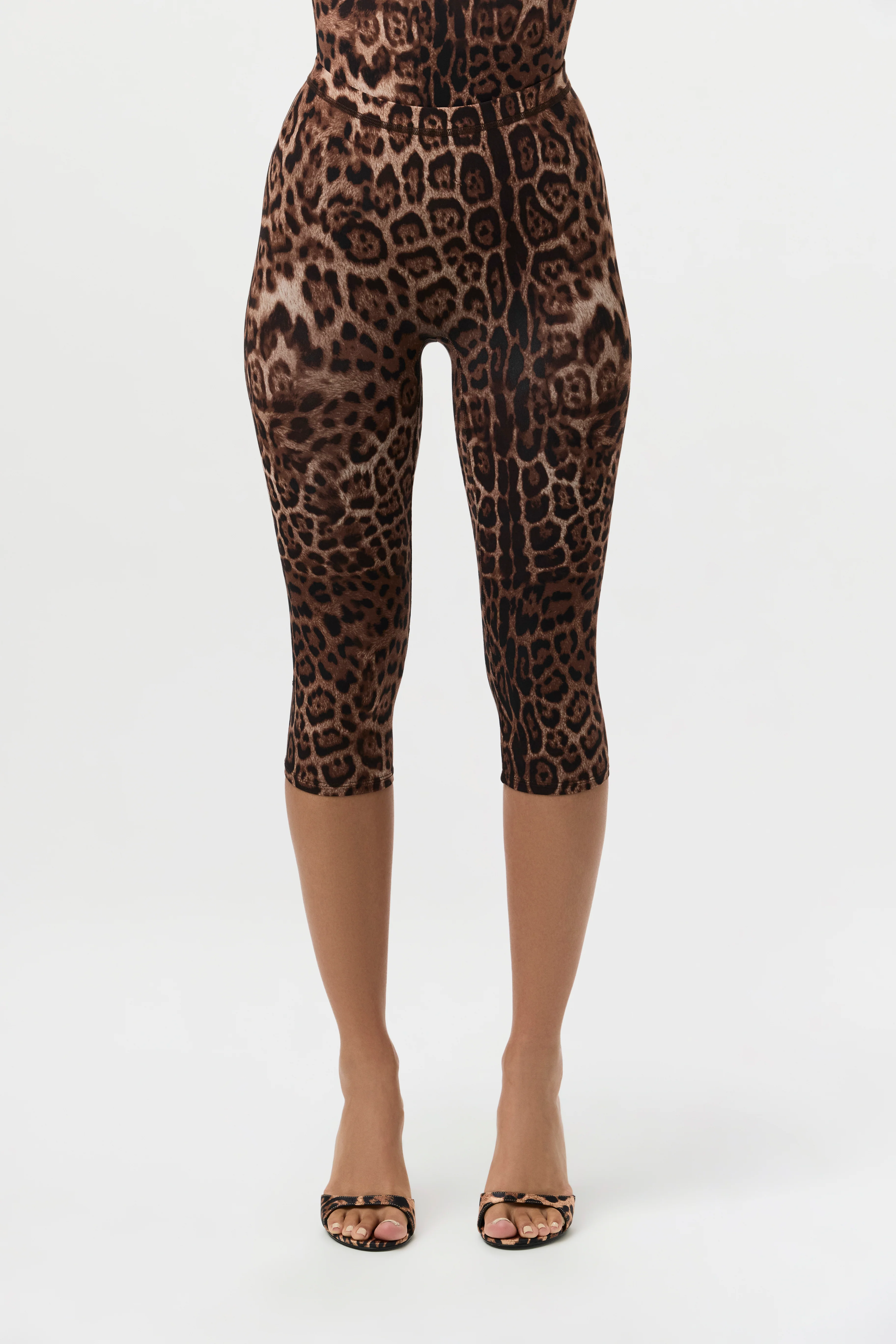Naked Print Capri Leggings - Image 16