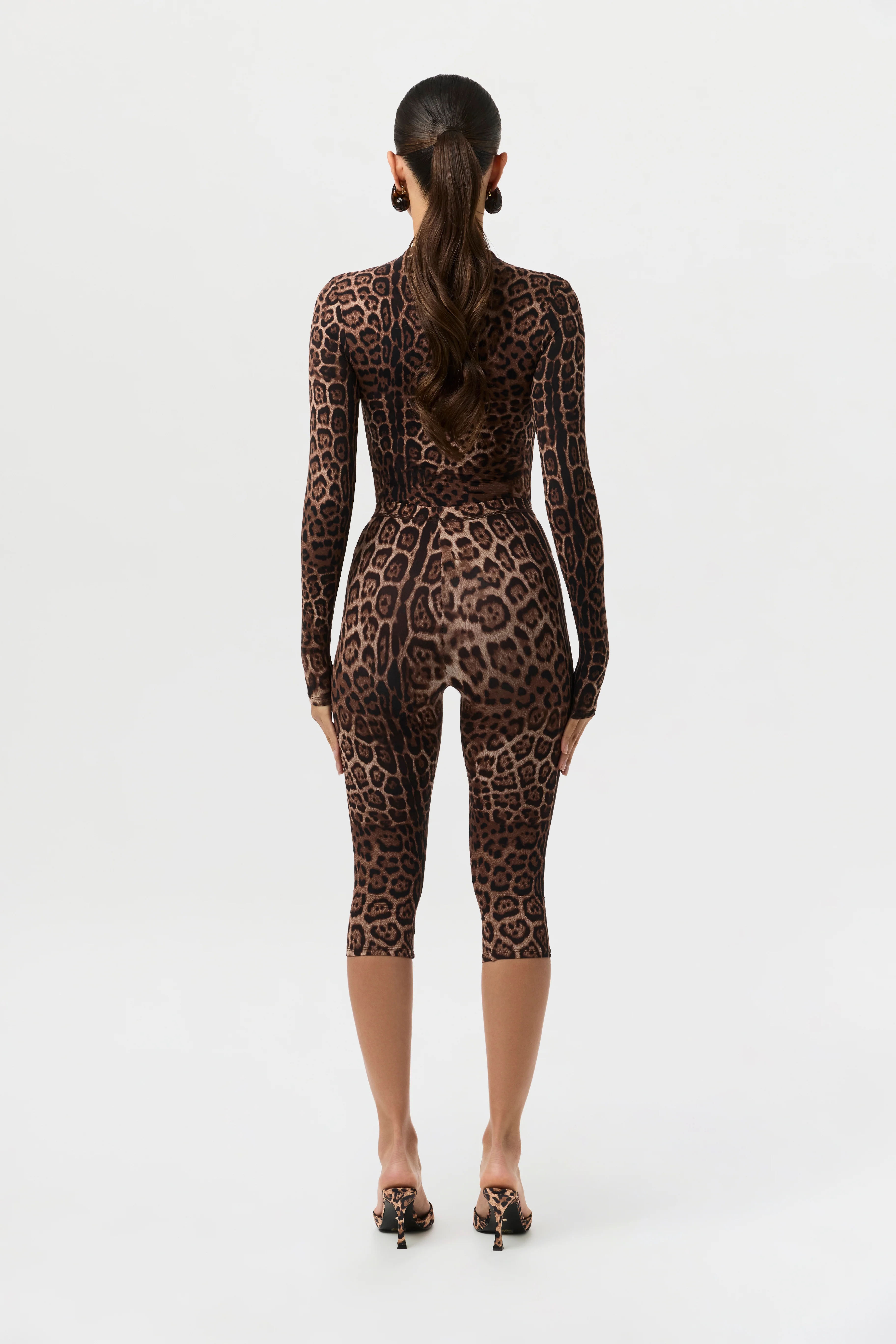 Naked Print Capri Leggings - Image 18