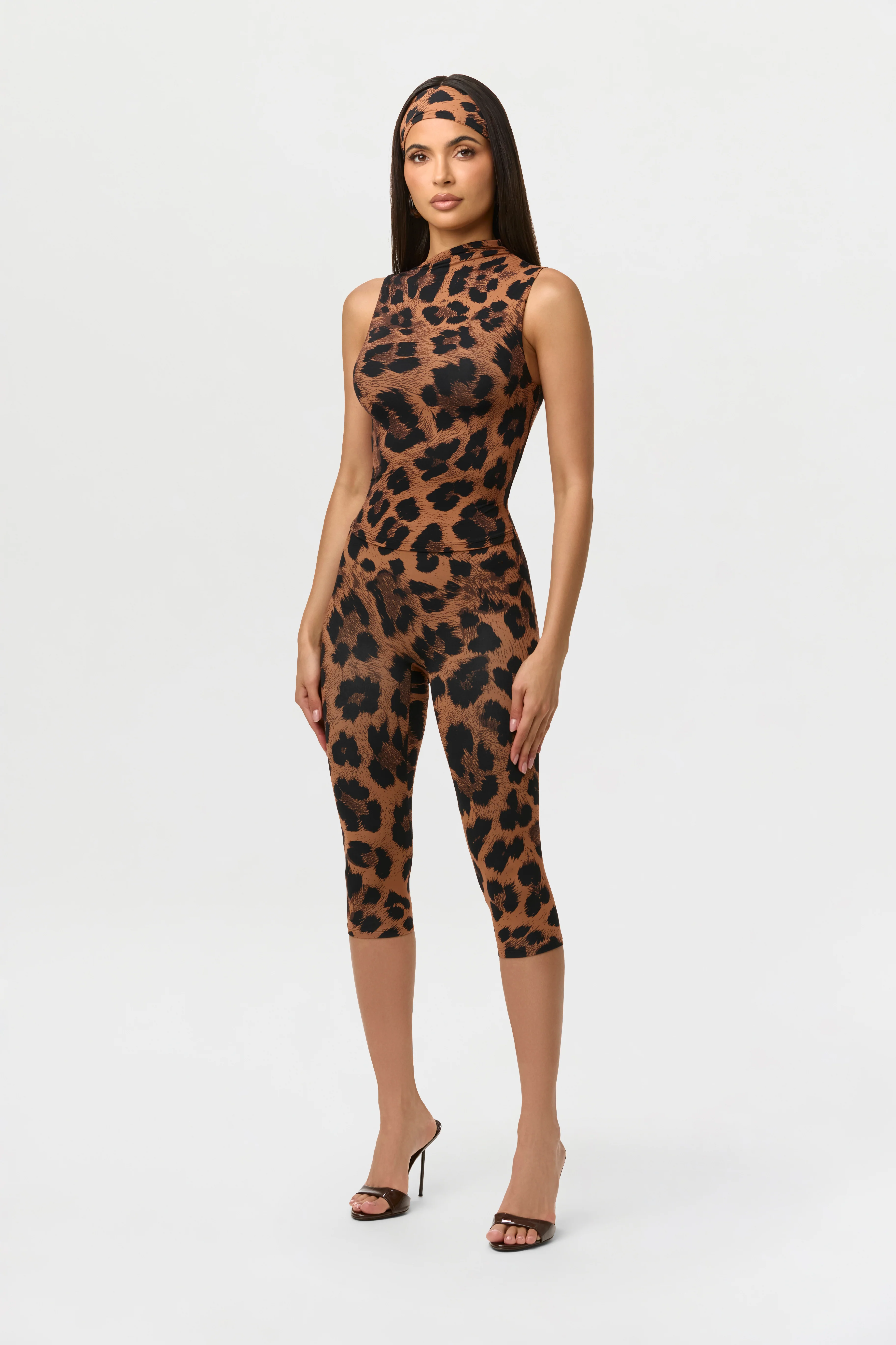 Naked Print Capri Leggings - Image 3