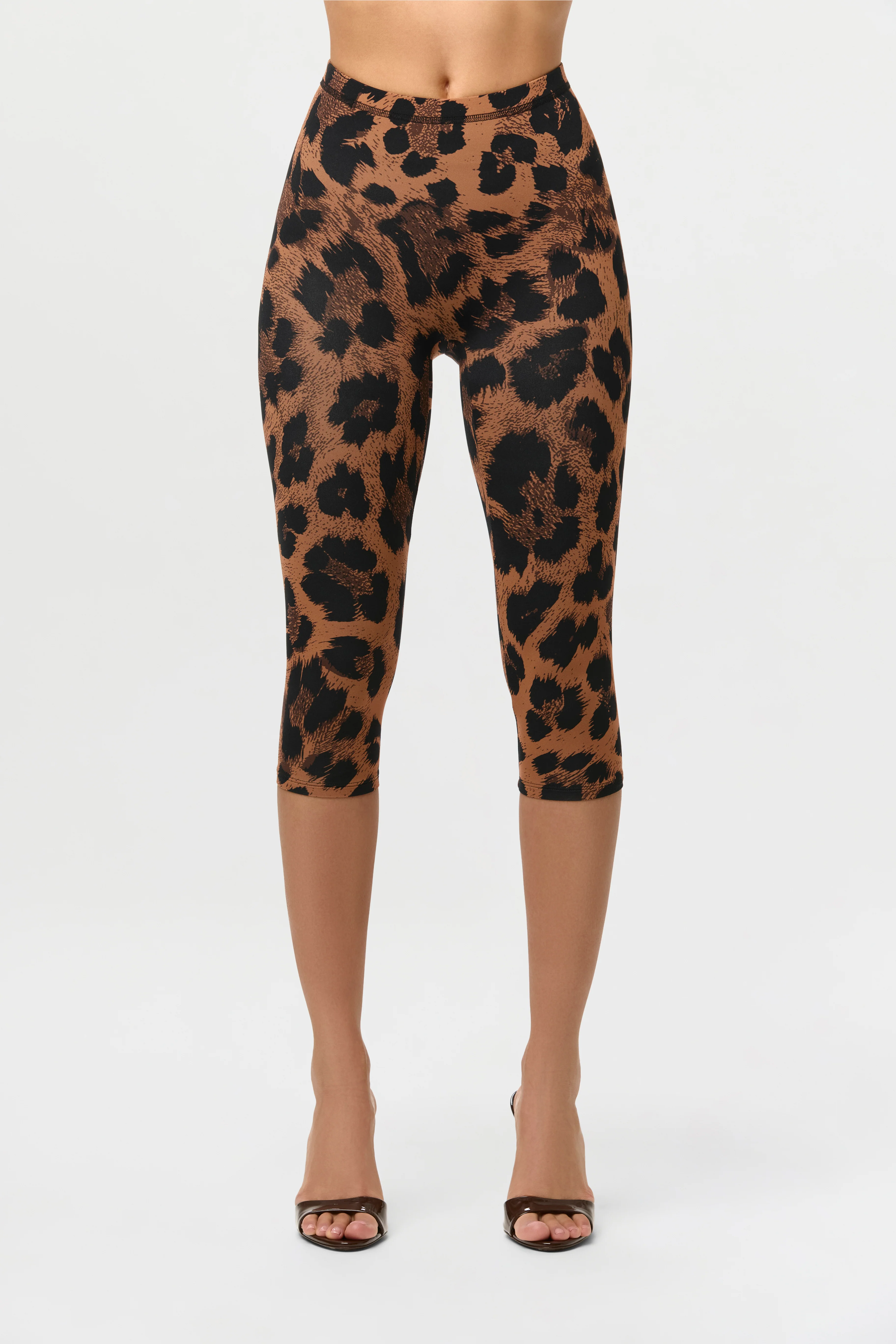 Naked Print Capri Leggings - Image 5