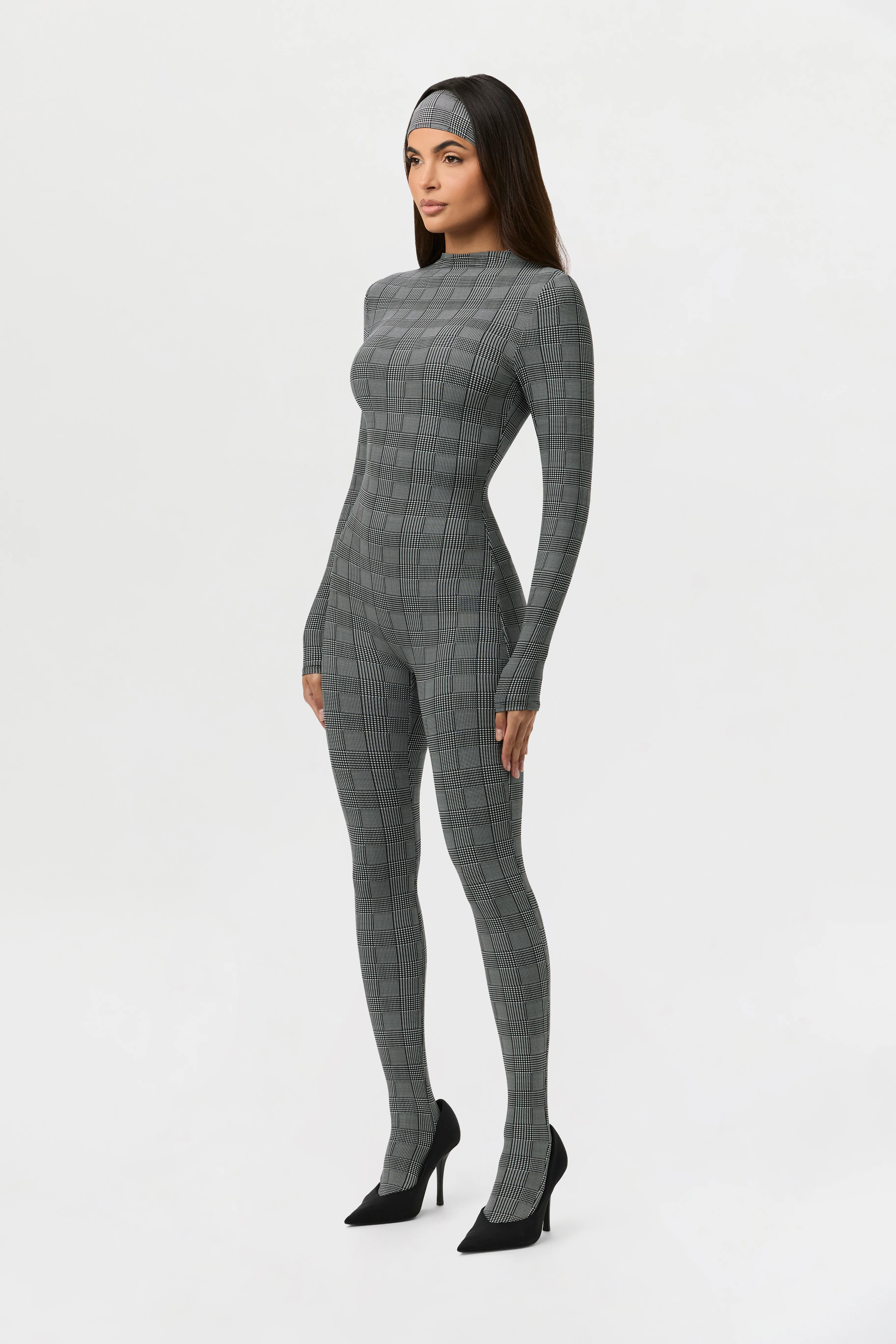 Naked Print Closed Toe Jumpsuit Petite - Image 11