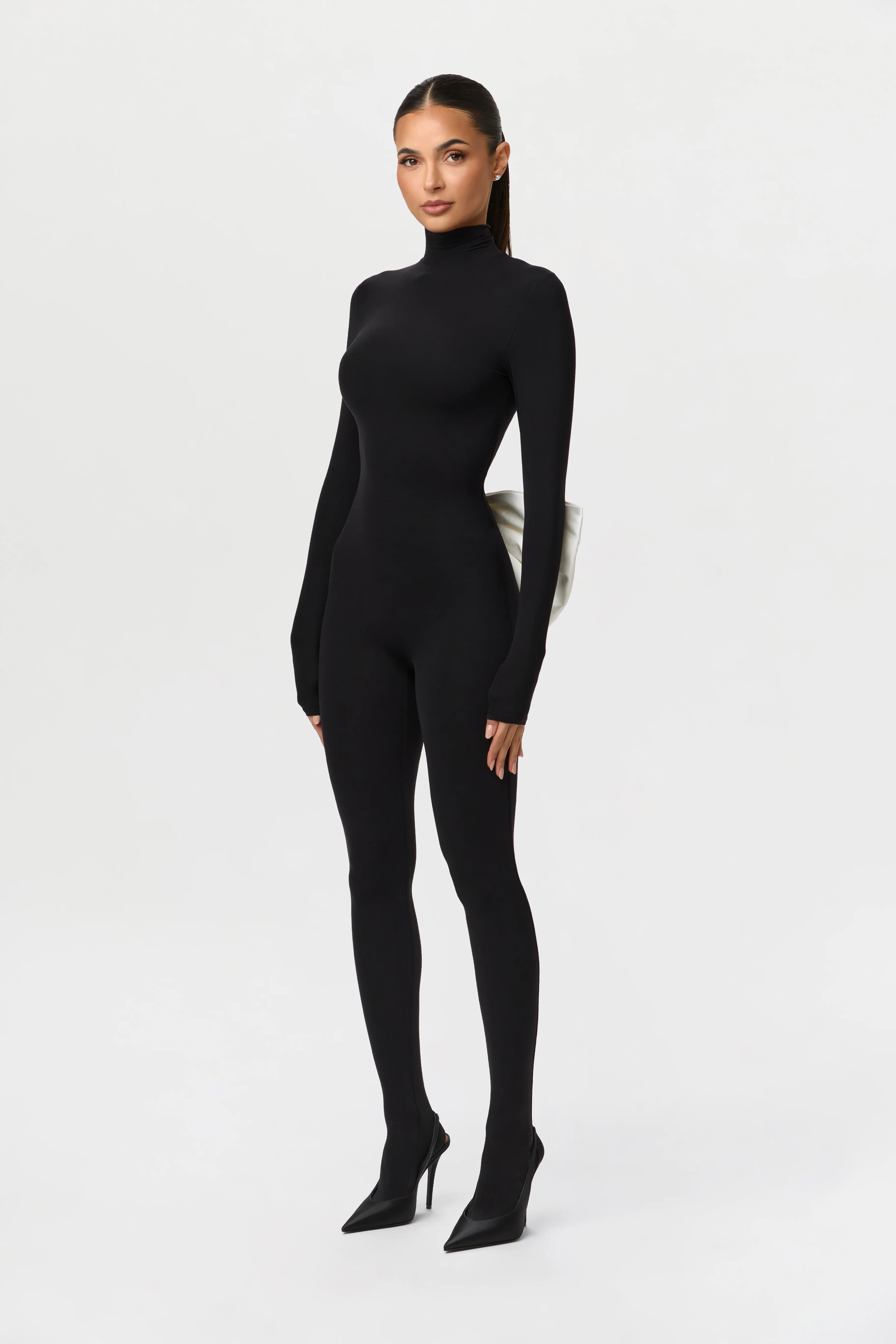Naked Print Closed Toe Jumpsuit Petite - Image 32