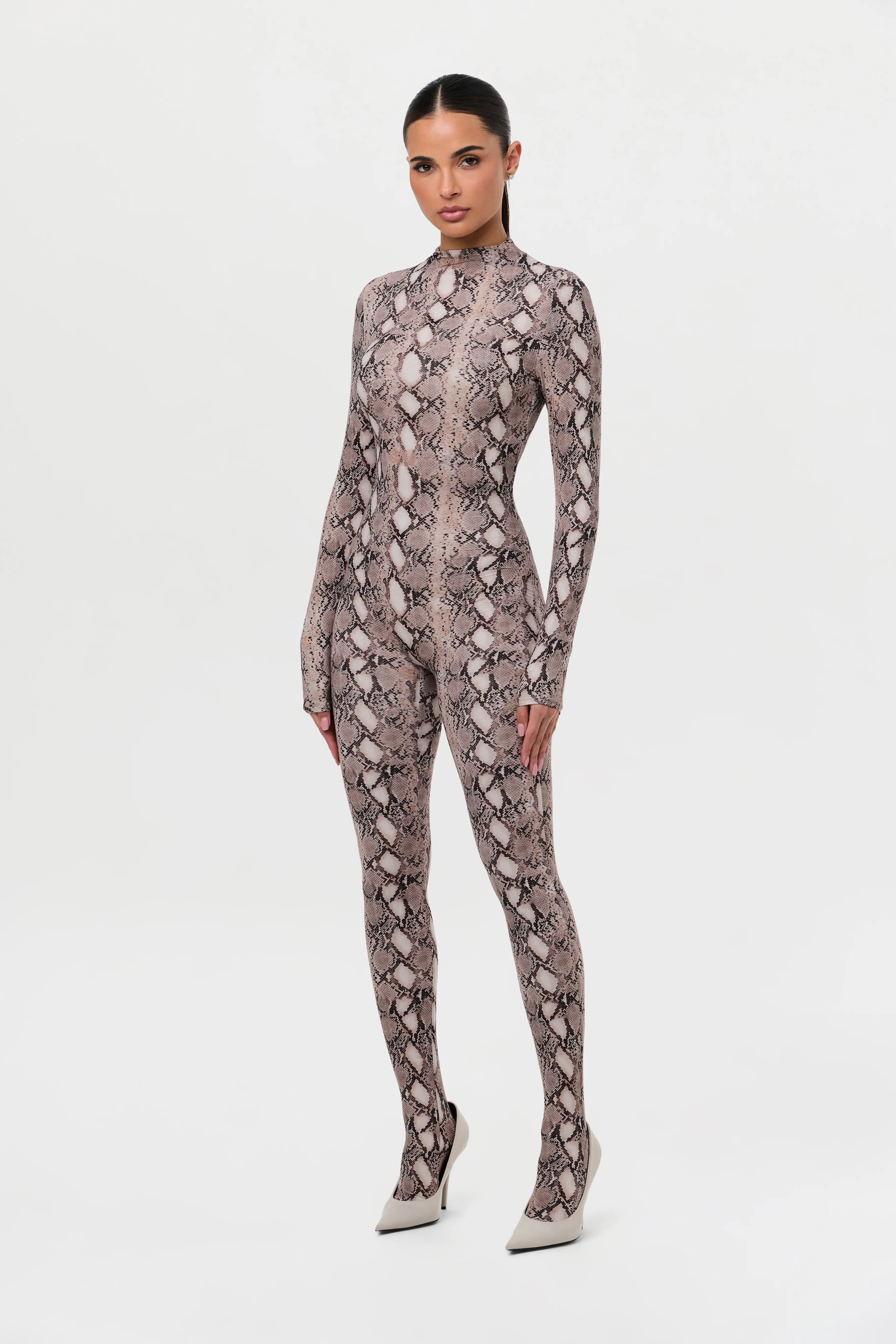 Naked Print Closed Toe Jumpsuit - Image 20