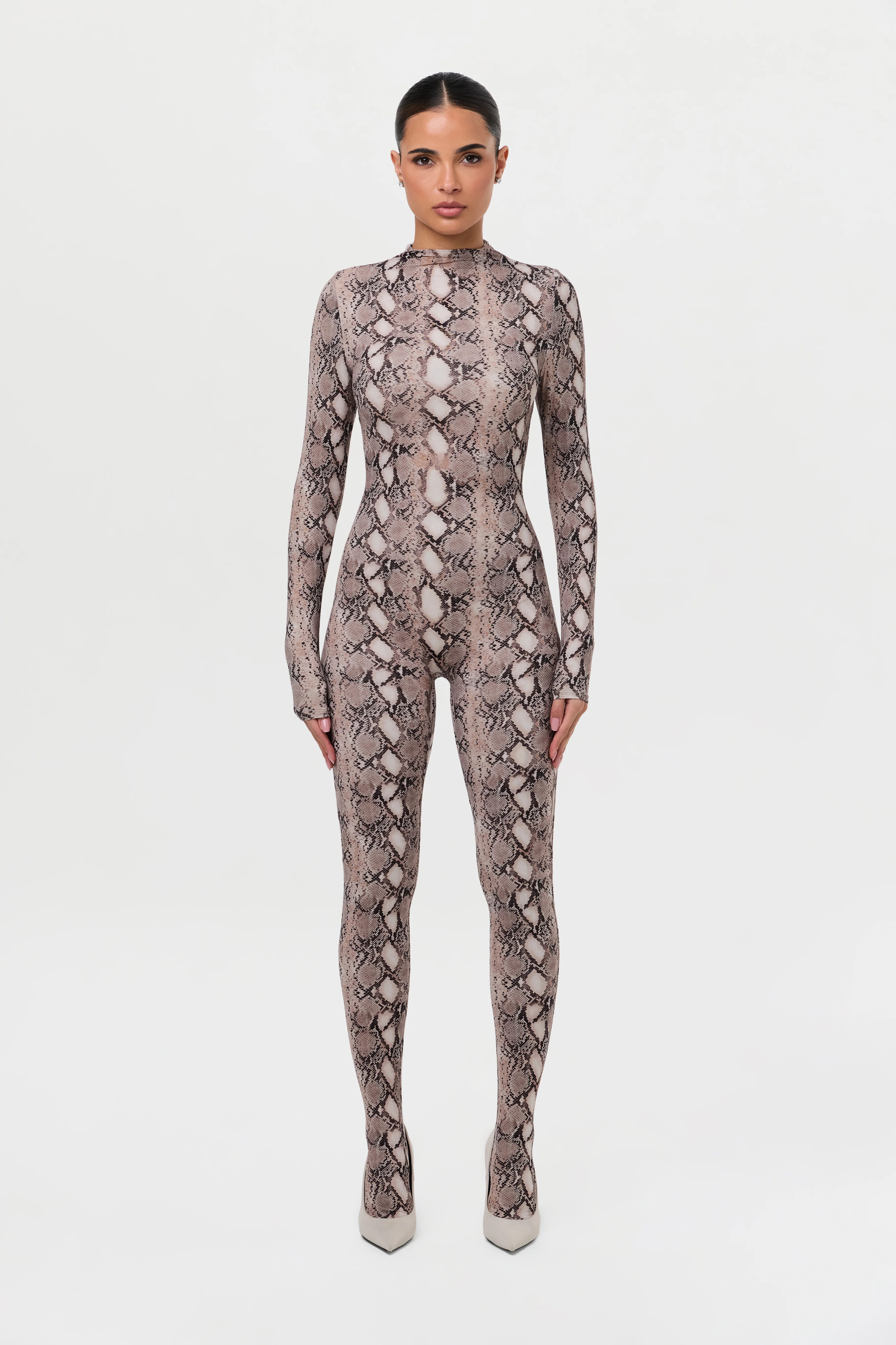 Naked Print Closed Toe Jumpsuit - Image 21