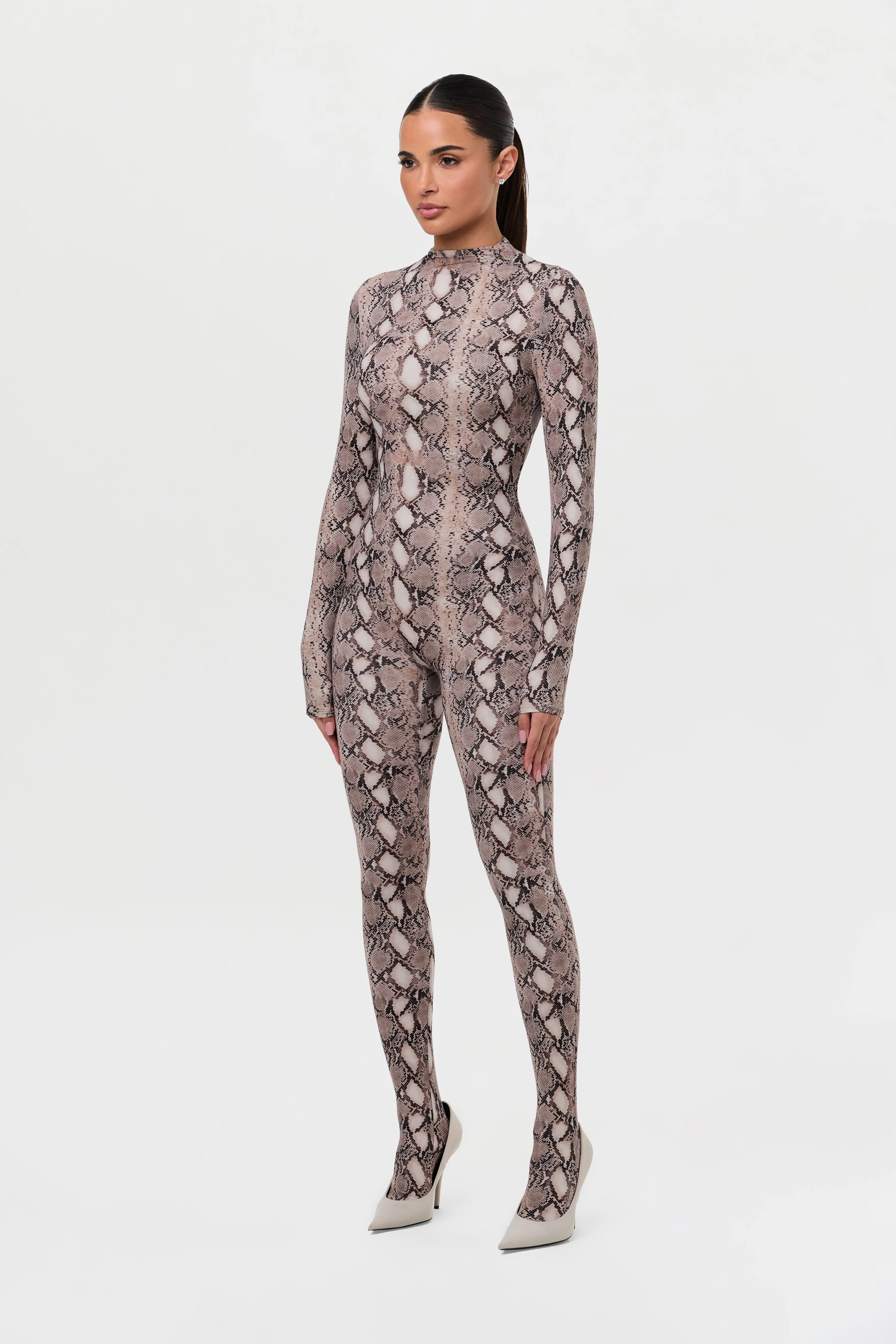 Naked Print Closed Toe Jumpsuit - Image 22