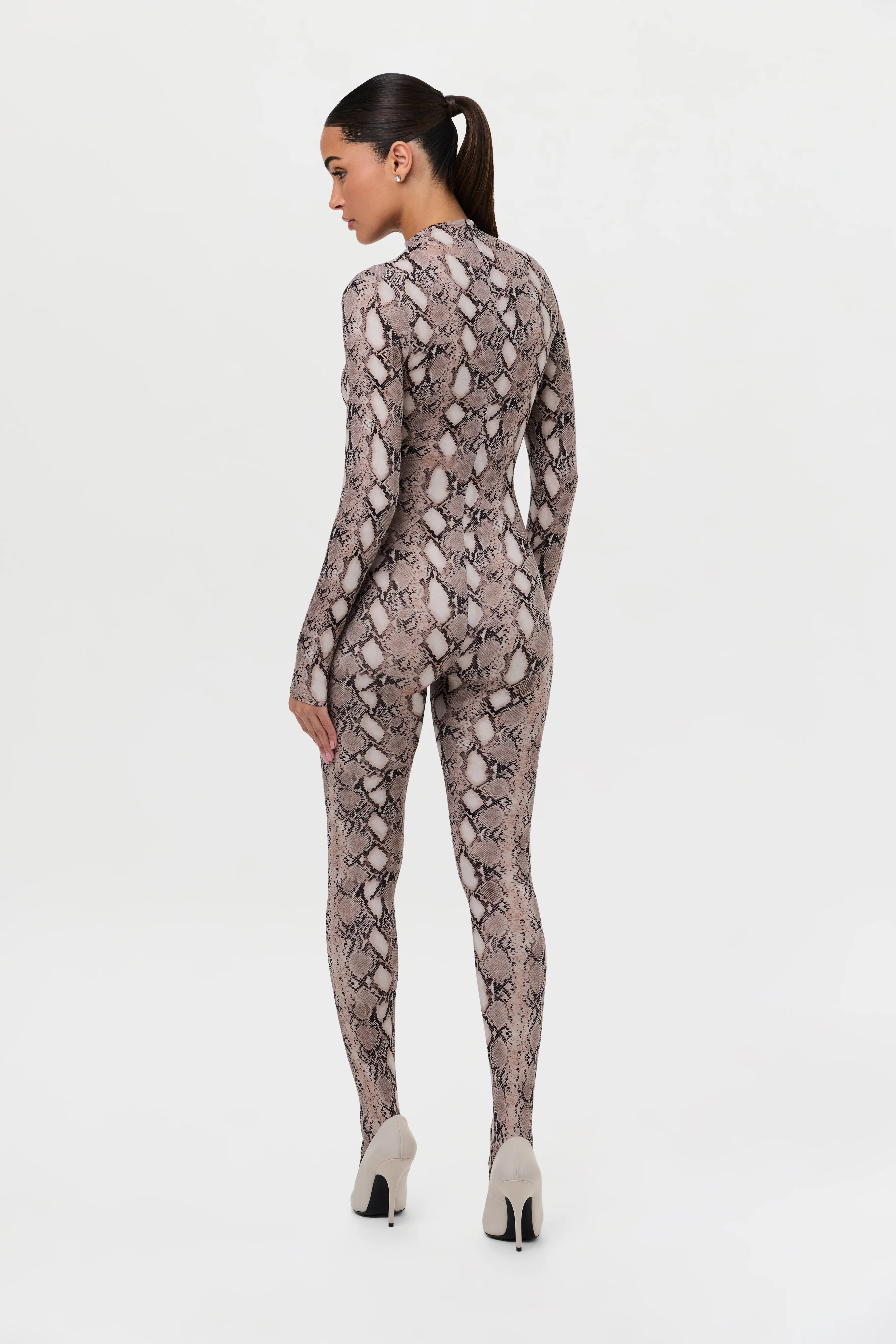 Naked Print Closed Toe Jumpsuit - Image 23