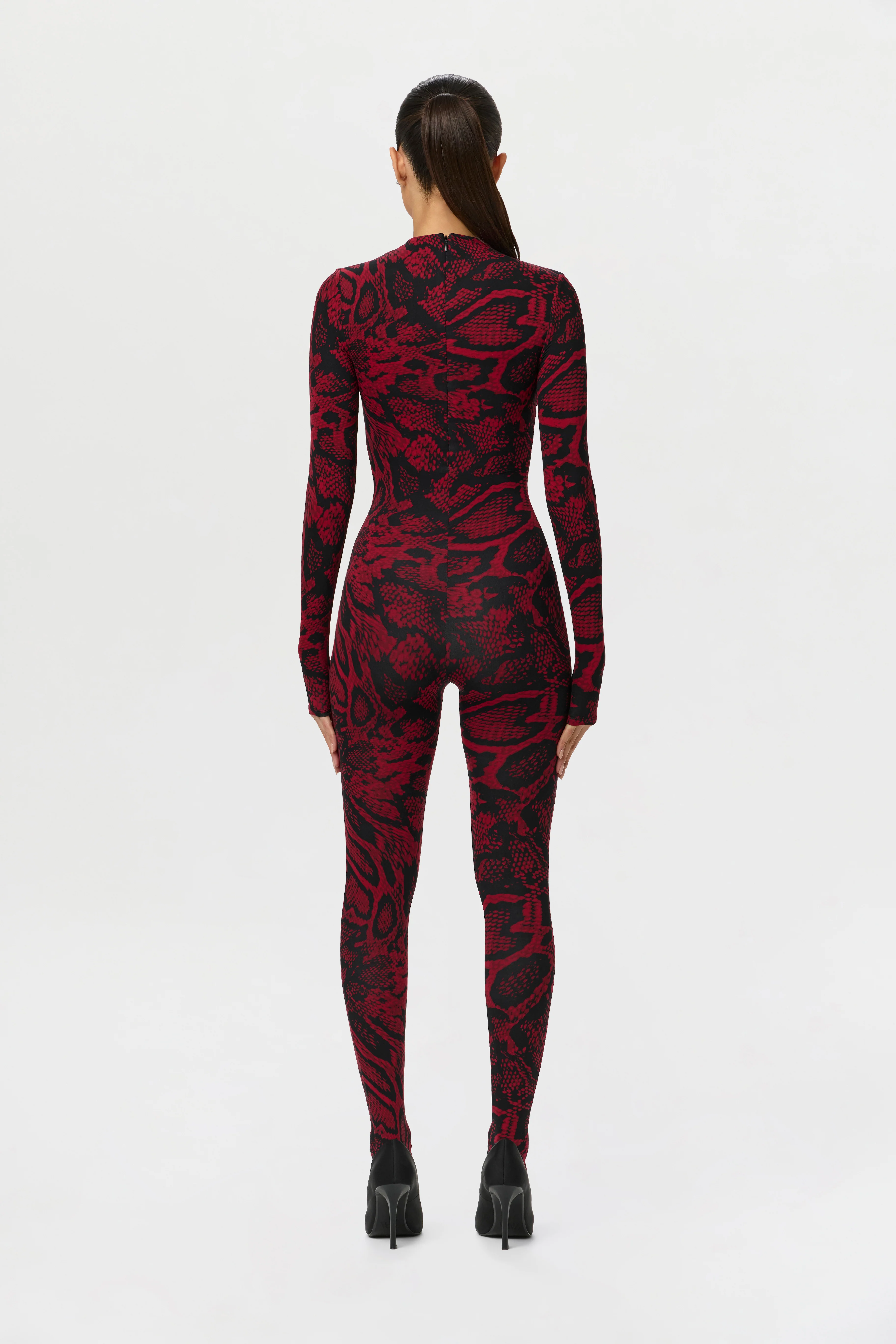 Naked Print Closed Toe Jumpsuit - Image 4