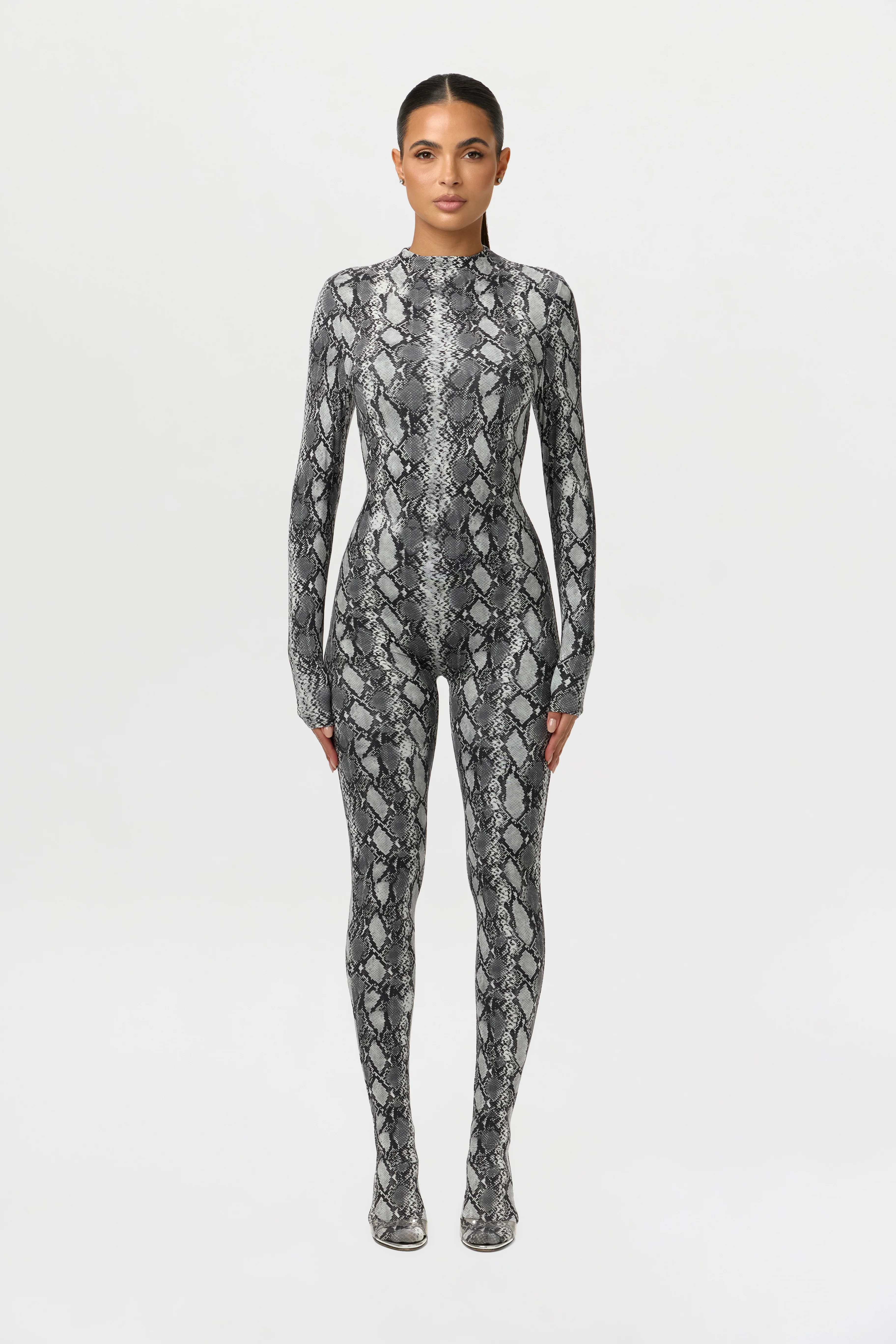 Naked Print Closed Toe Jumpsuit - Image 6