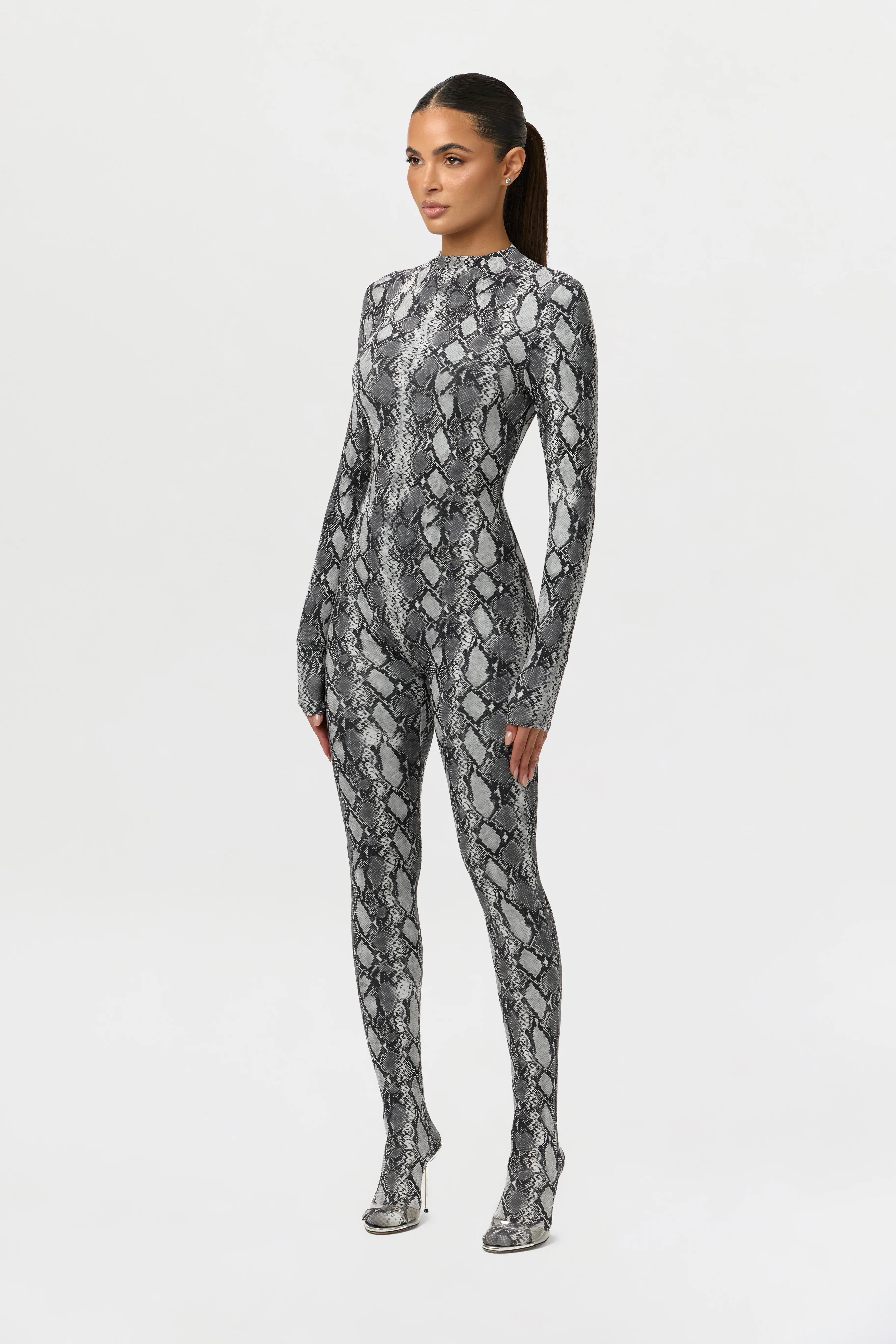 Naked Print Closed Toe Jumpsuit - Image 7