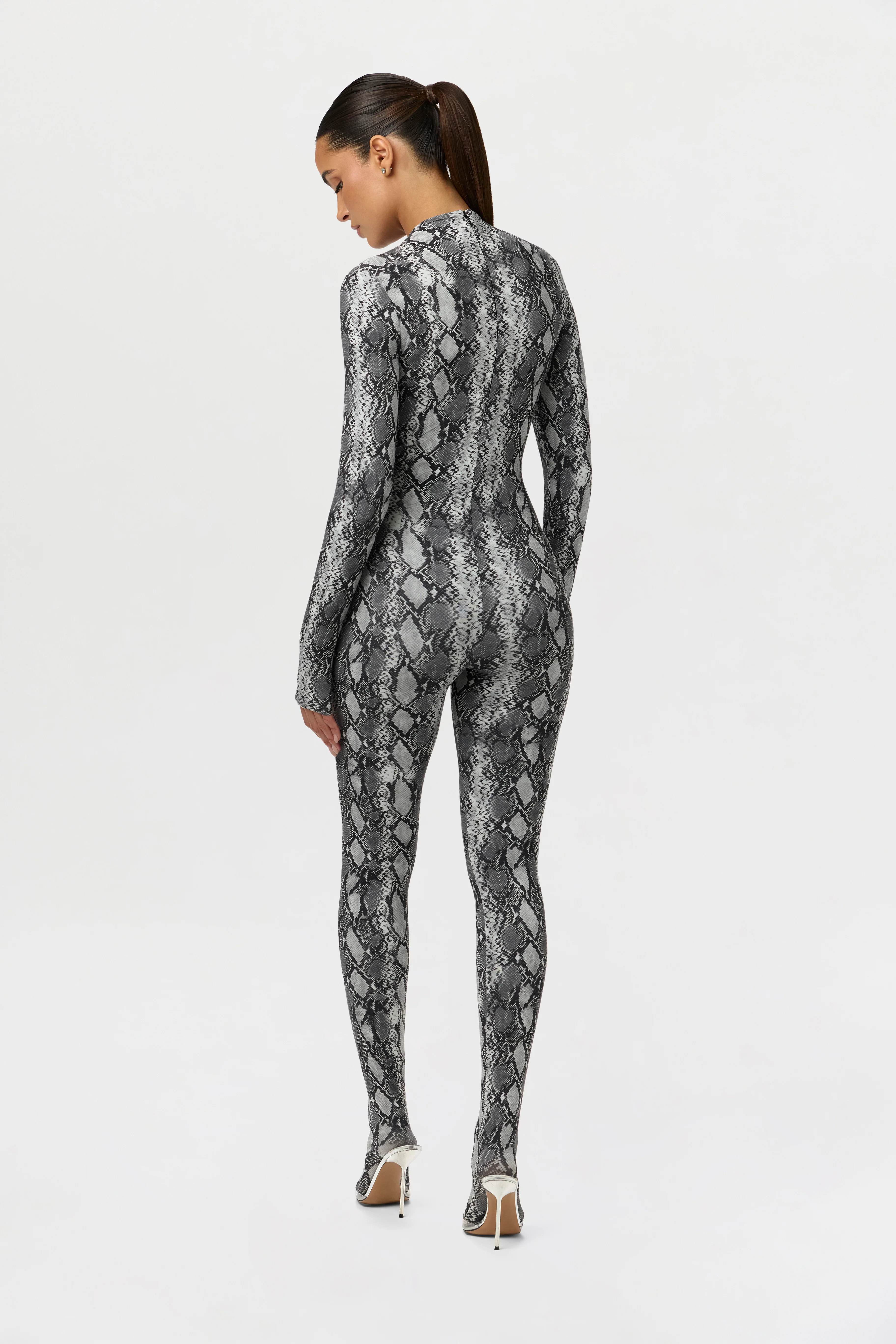 Naked Print Closed Toe Jumpsuit - Image 8