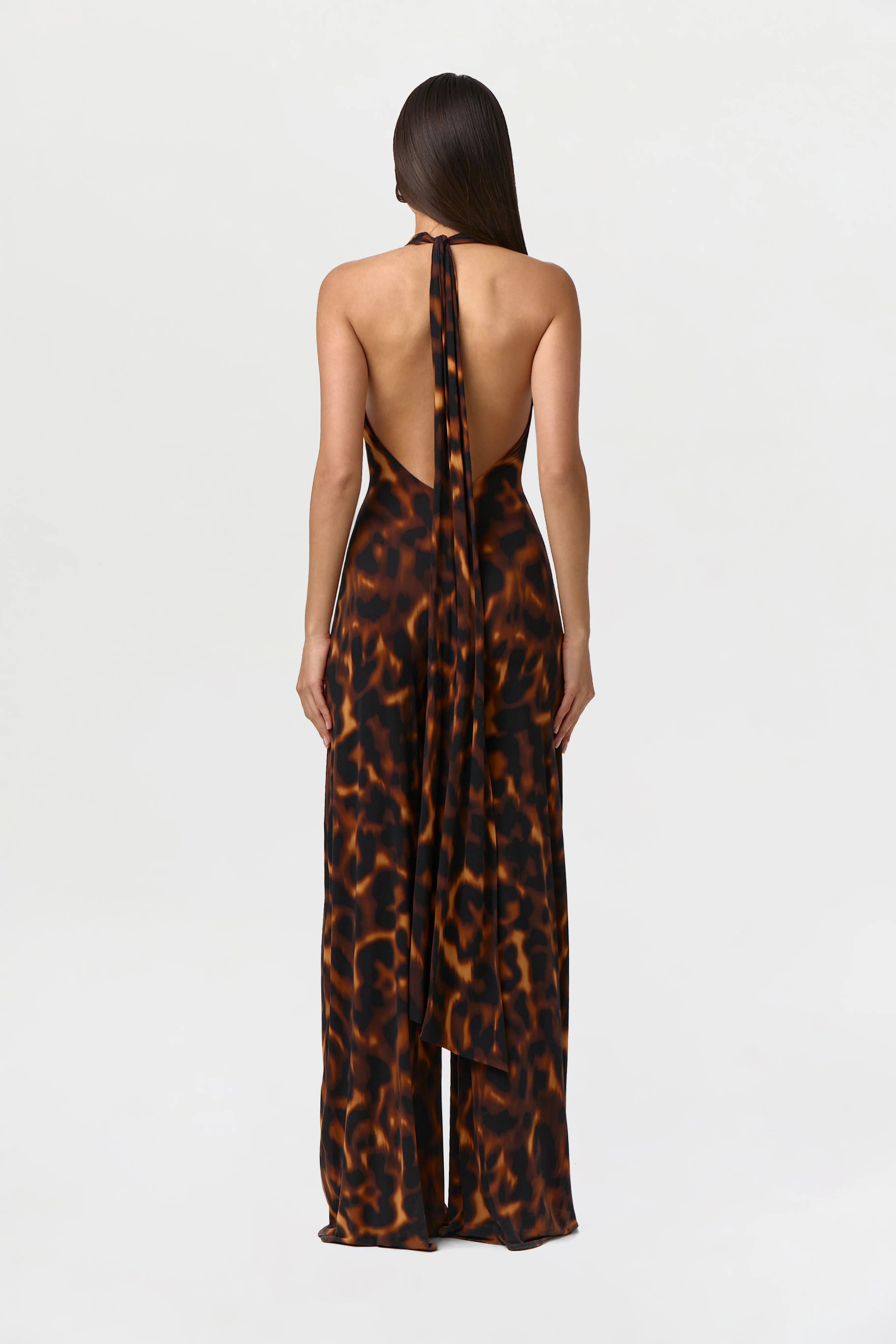 Naked Halter Wide Leg Jumpsuit Petite - Image 5