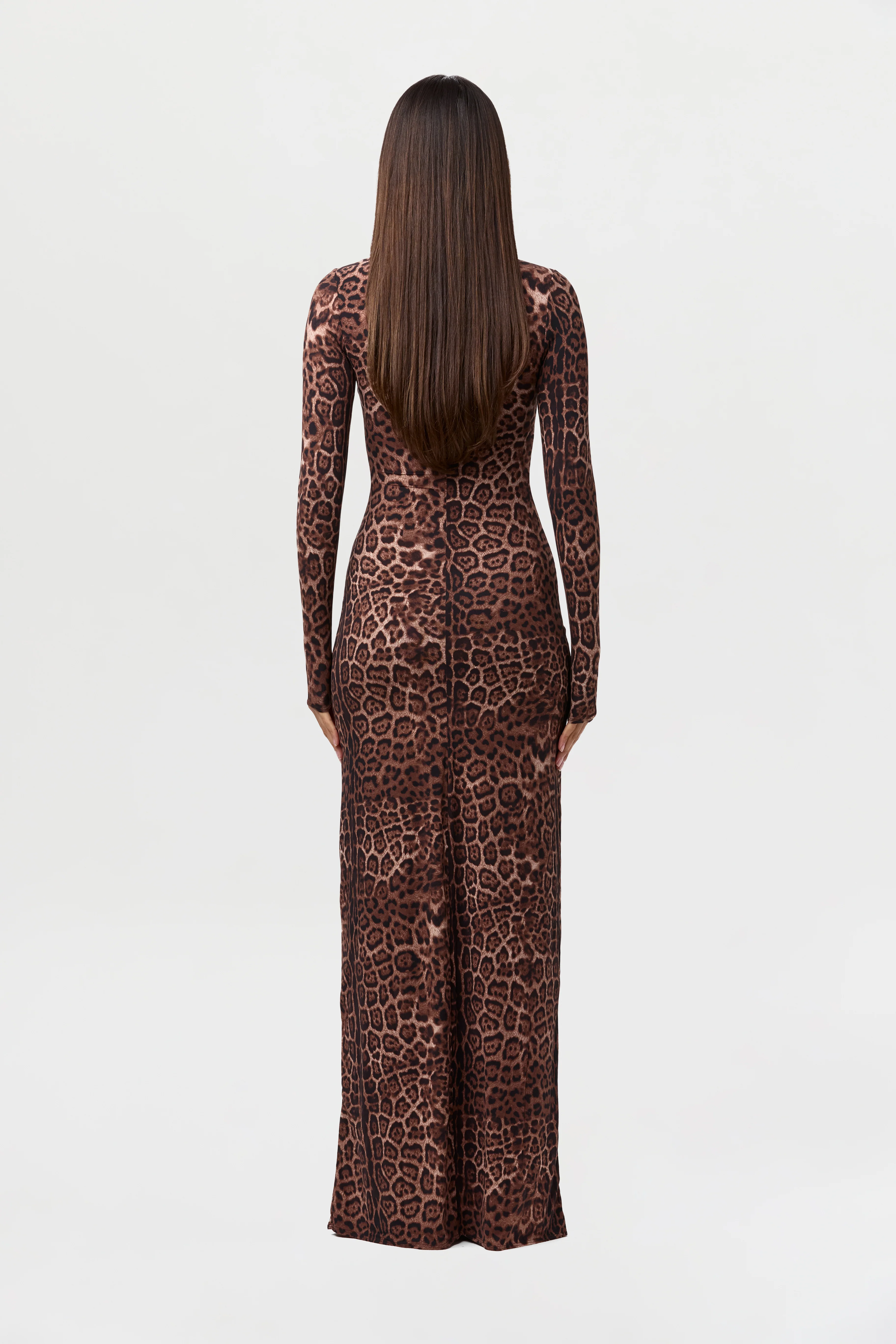 Naked Leopard Maxi Dress - Image 5