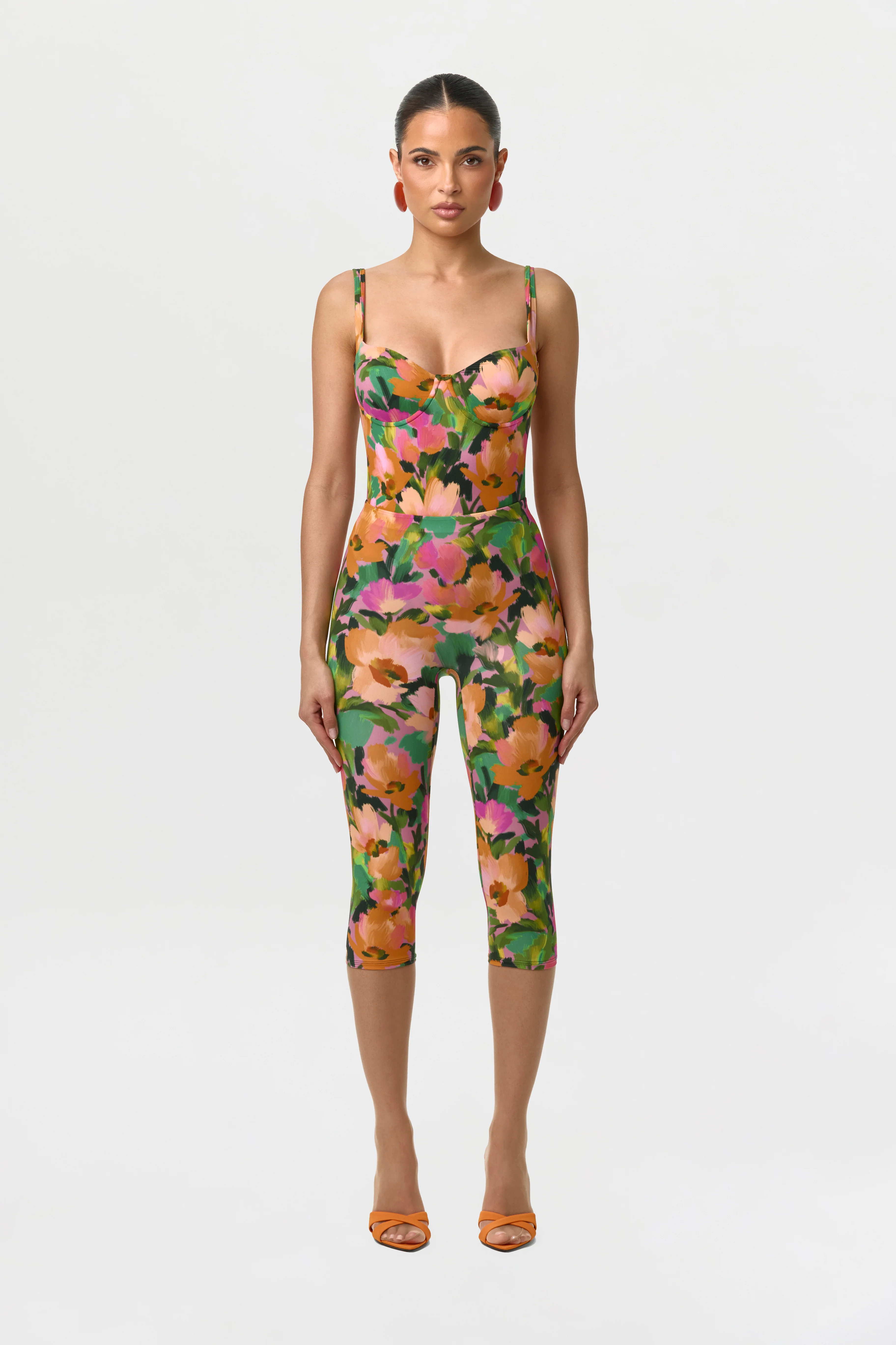Naked Print Open Back Bodysuit - Image 4