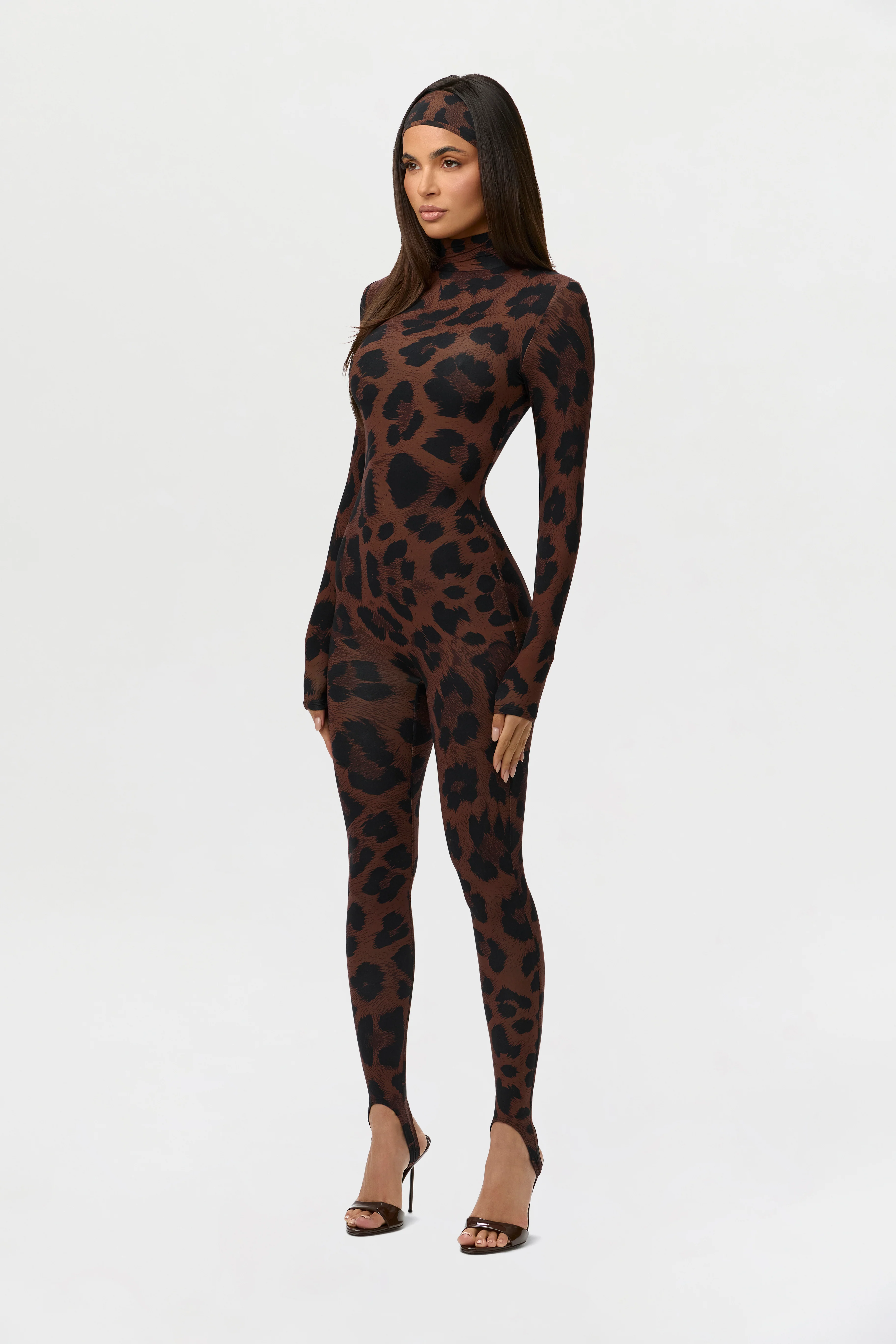 Naked Print Stirrup Jumpsuit - Image 3