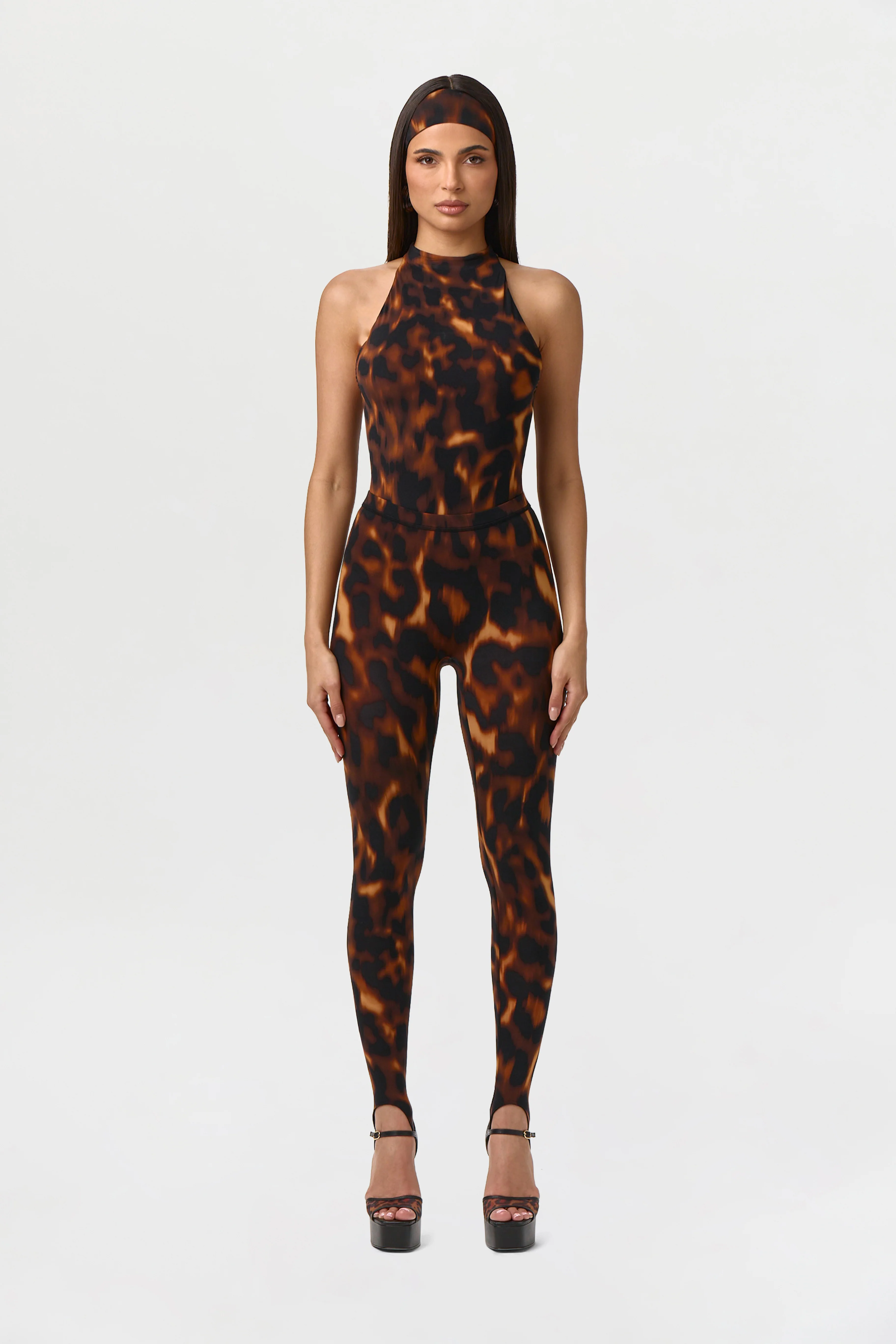 Naked Print Stirrup Legging Petite - Image 12