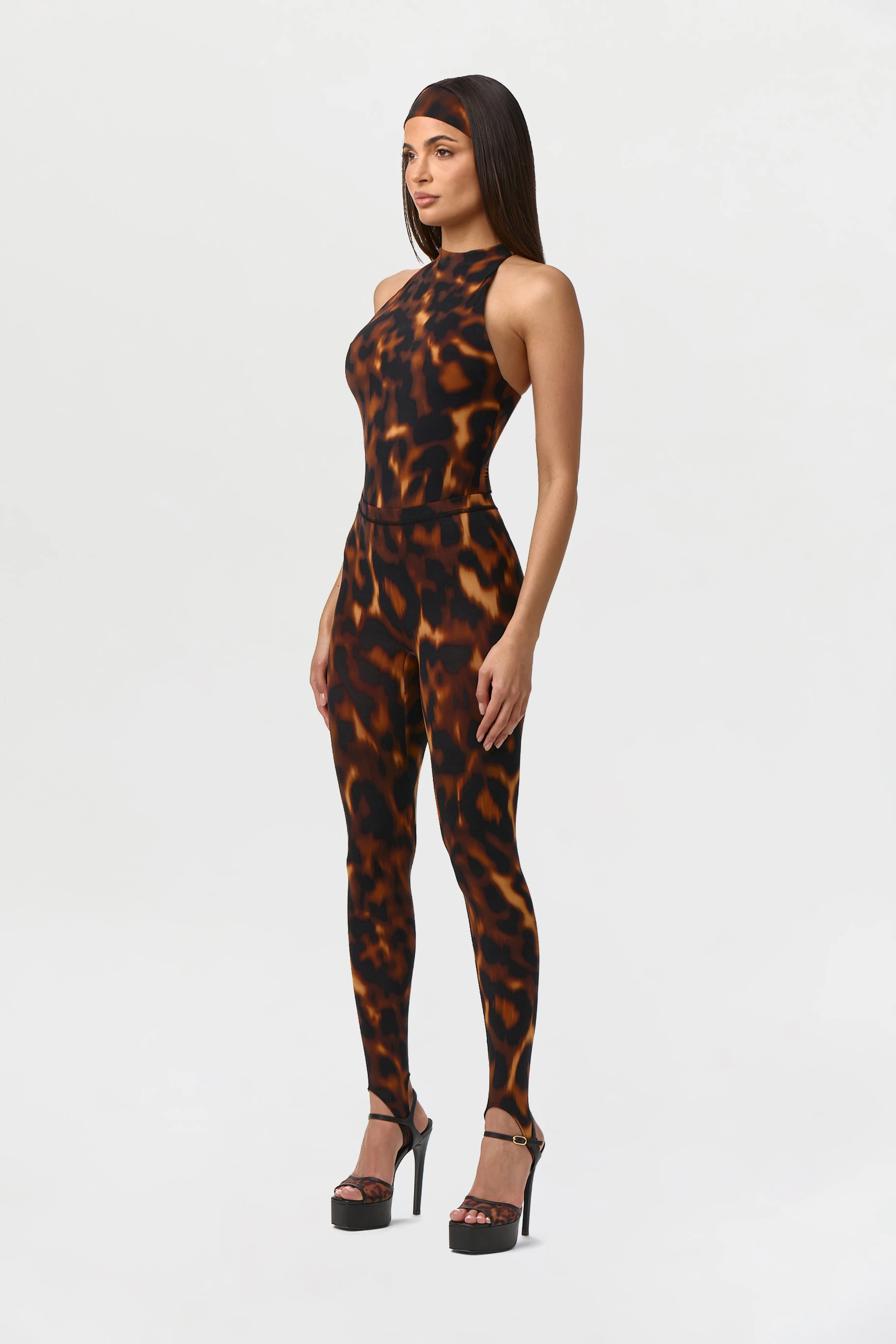 Naked Print Stirrup Legging Petite - Image 13