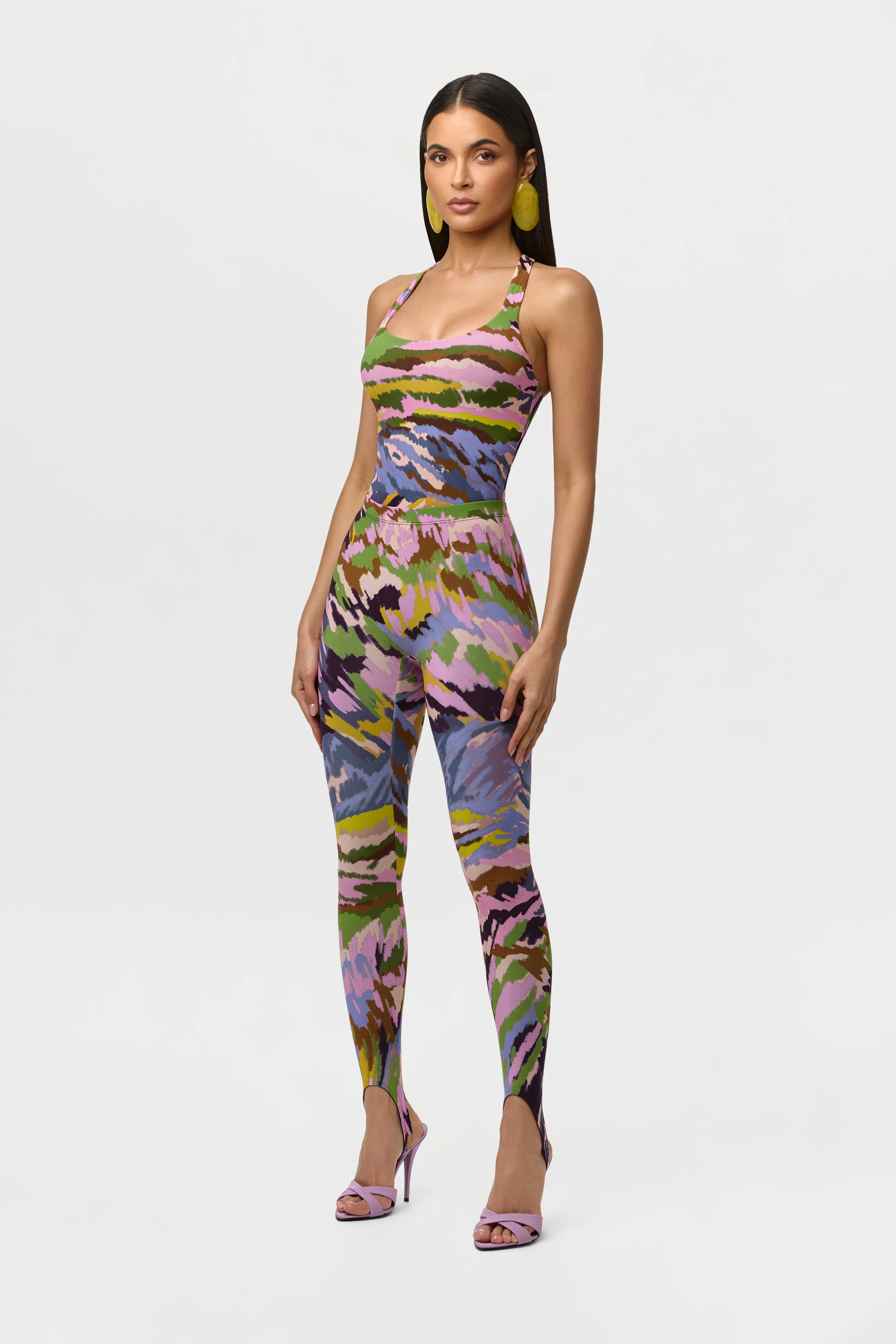 Naked Print Stirrup Legging Petite - Image 7