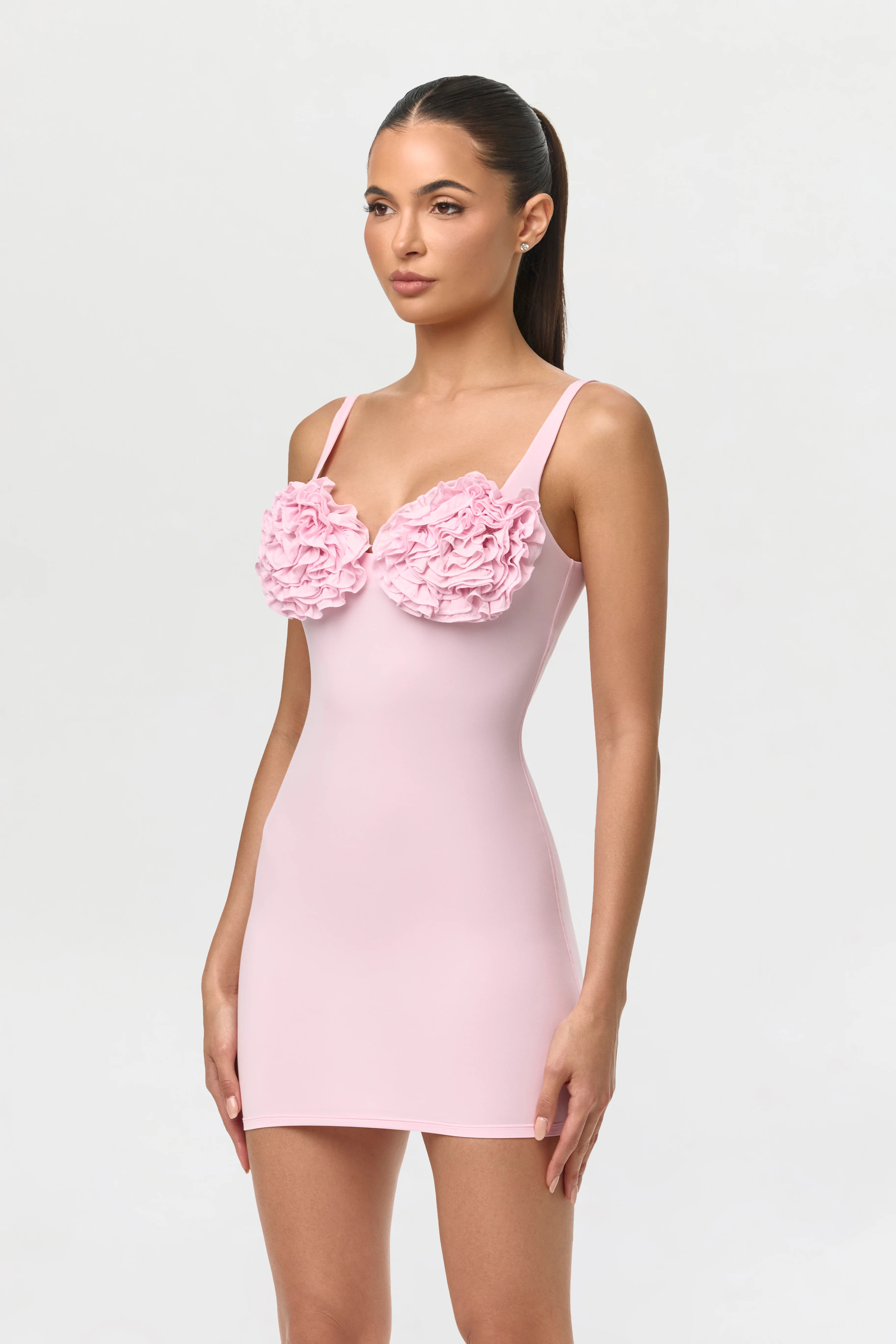 Naked Rose Tank Mini Dress - Image 3