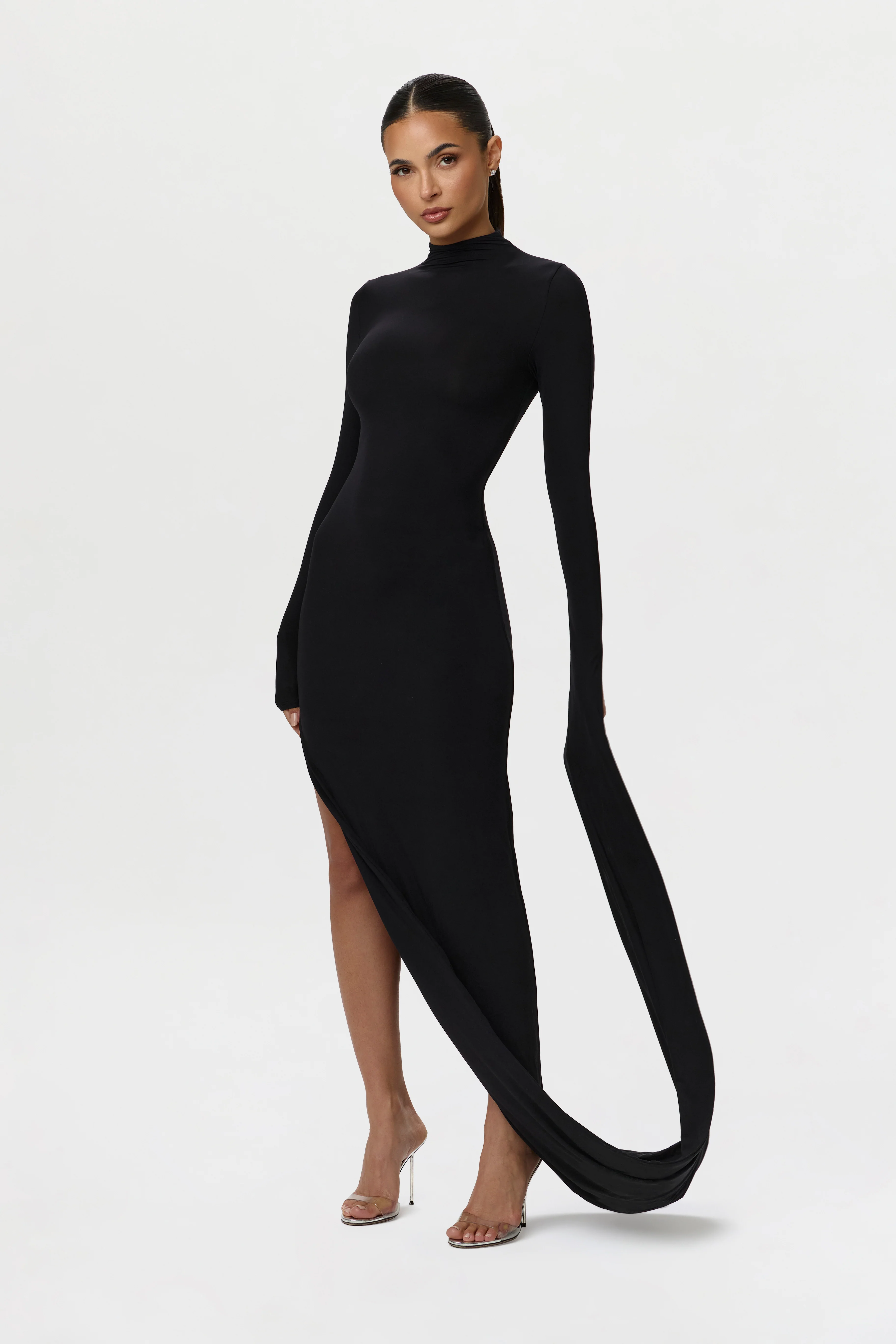 Naked Draped Sleeve Maxi Dress - Image 10