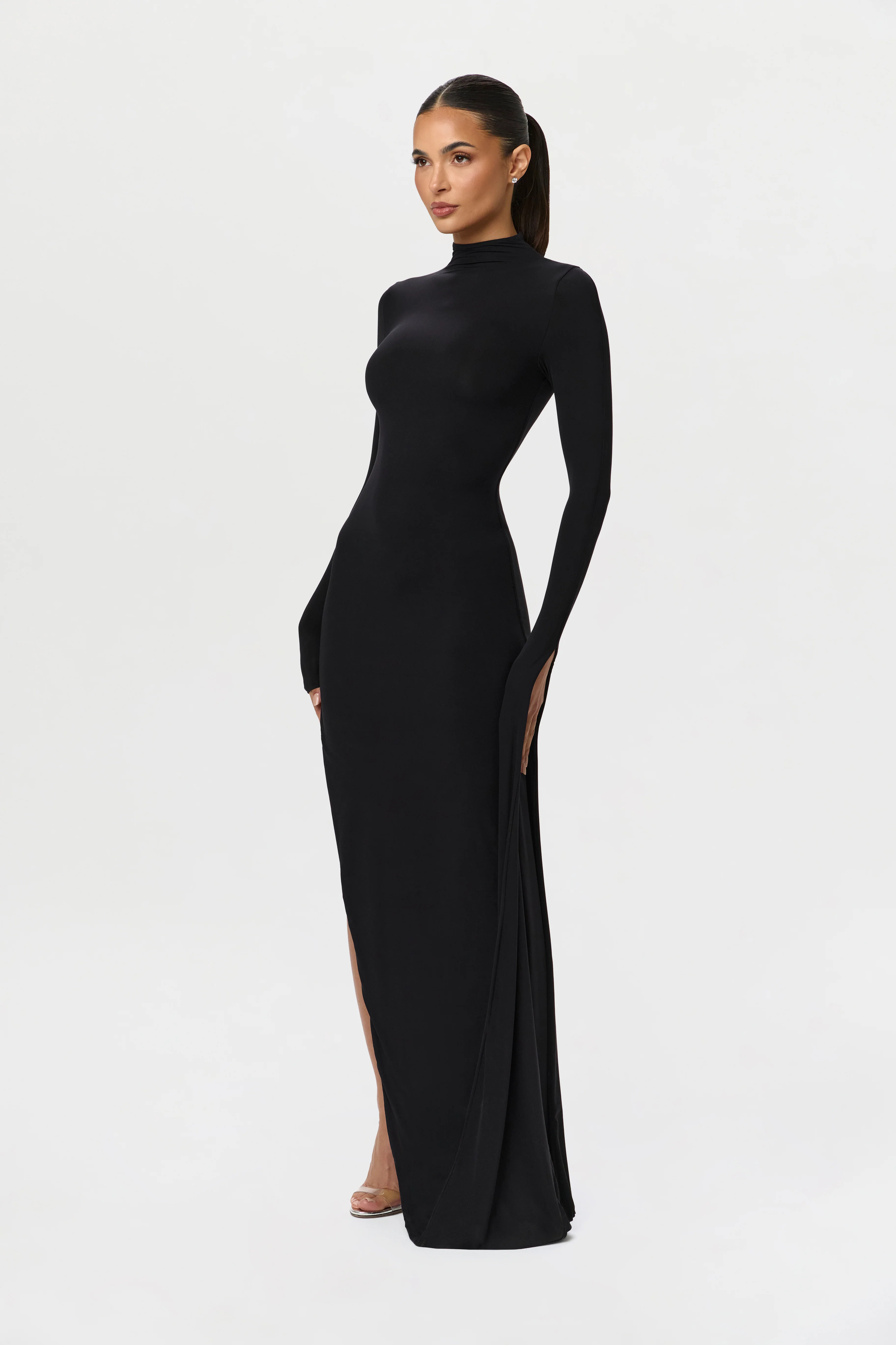 Naked Draped Sleeve Maxi Dress - Image 12