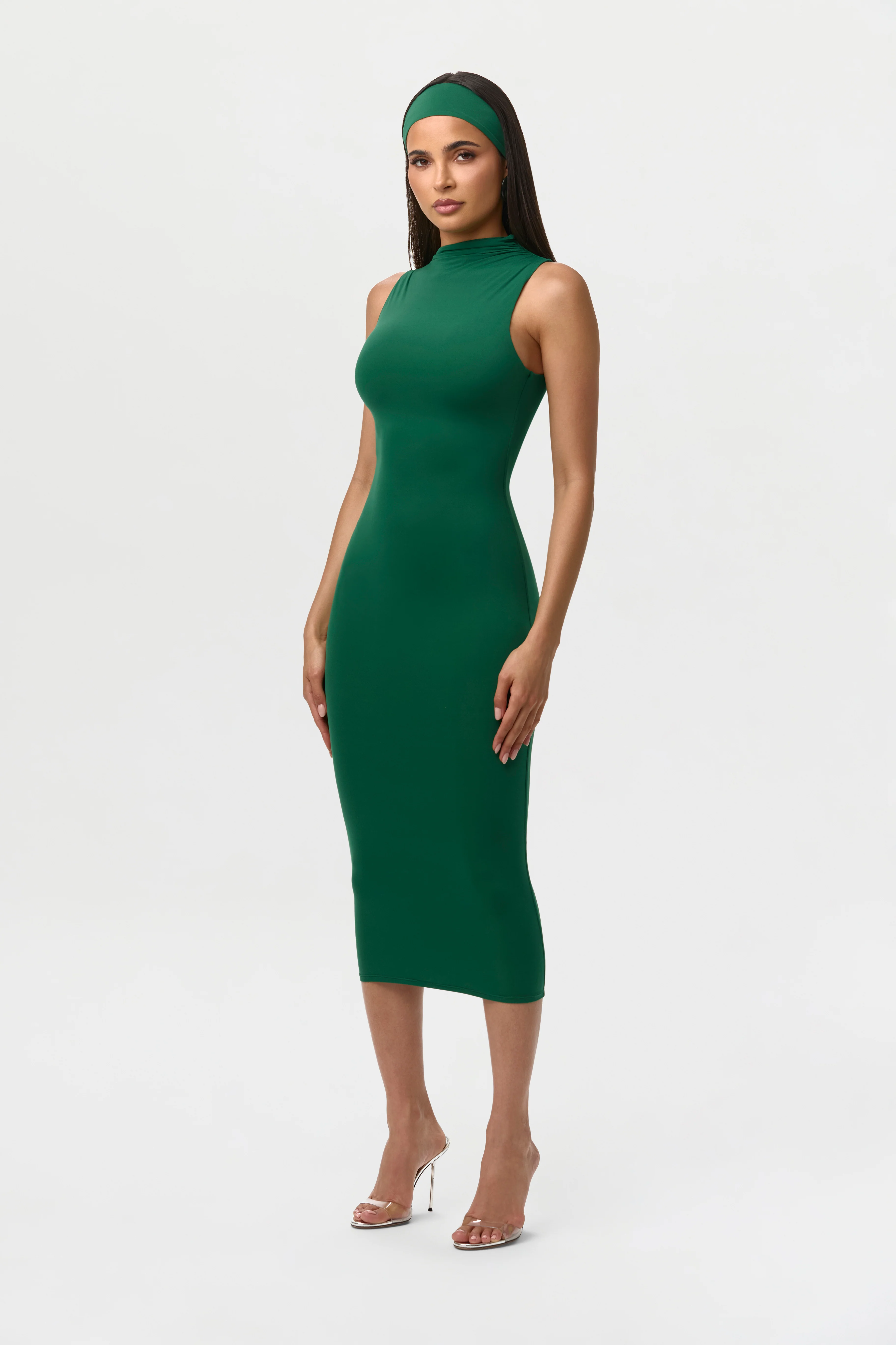 Naked Sleeveless Midi Dress - Image 10