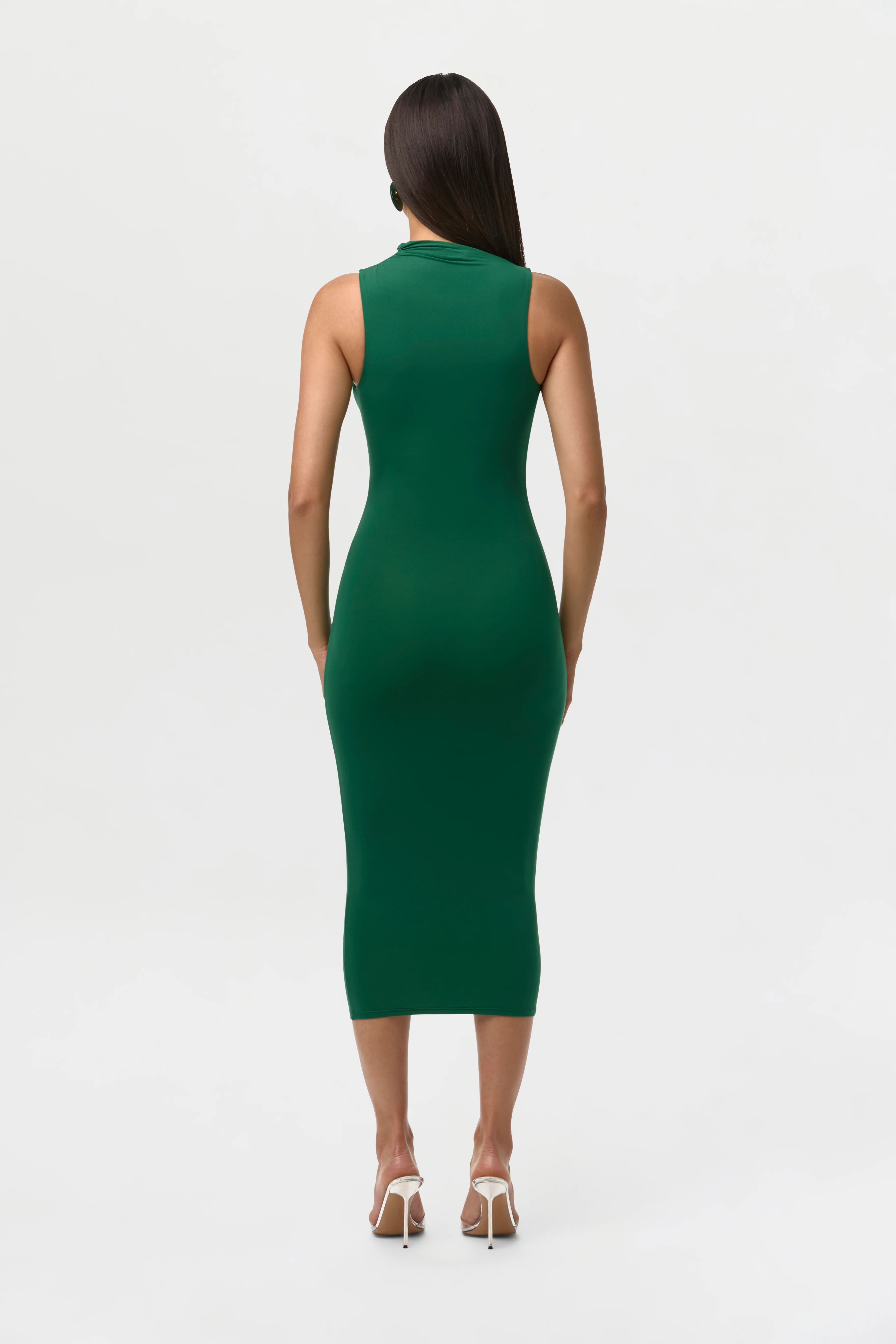 Naked Sleeveless Midi Dress - Image 12