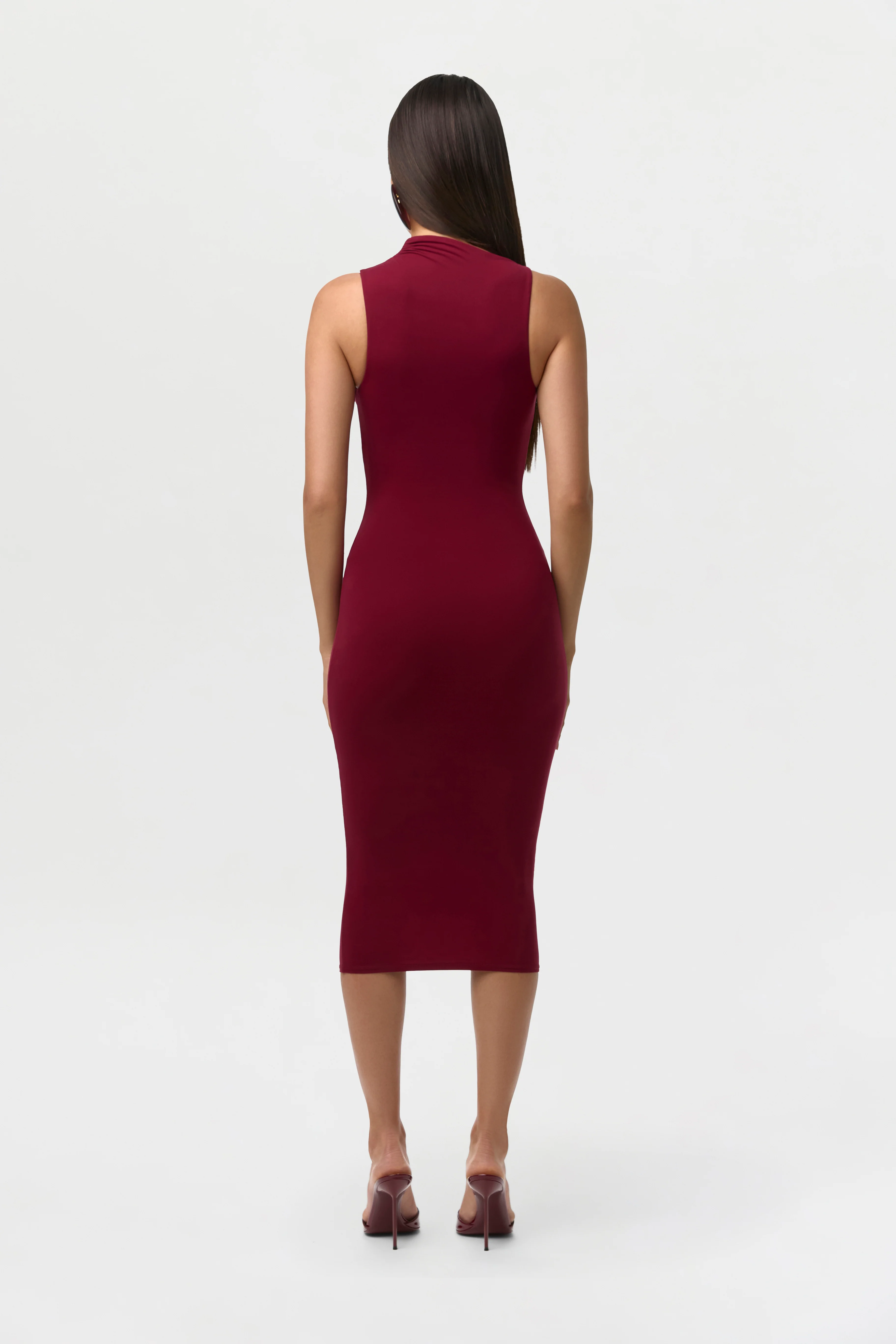 Naked Sleeveless Midi Dress - Image 17
