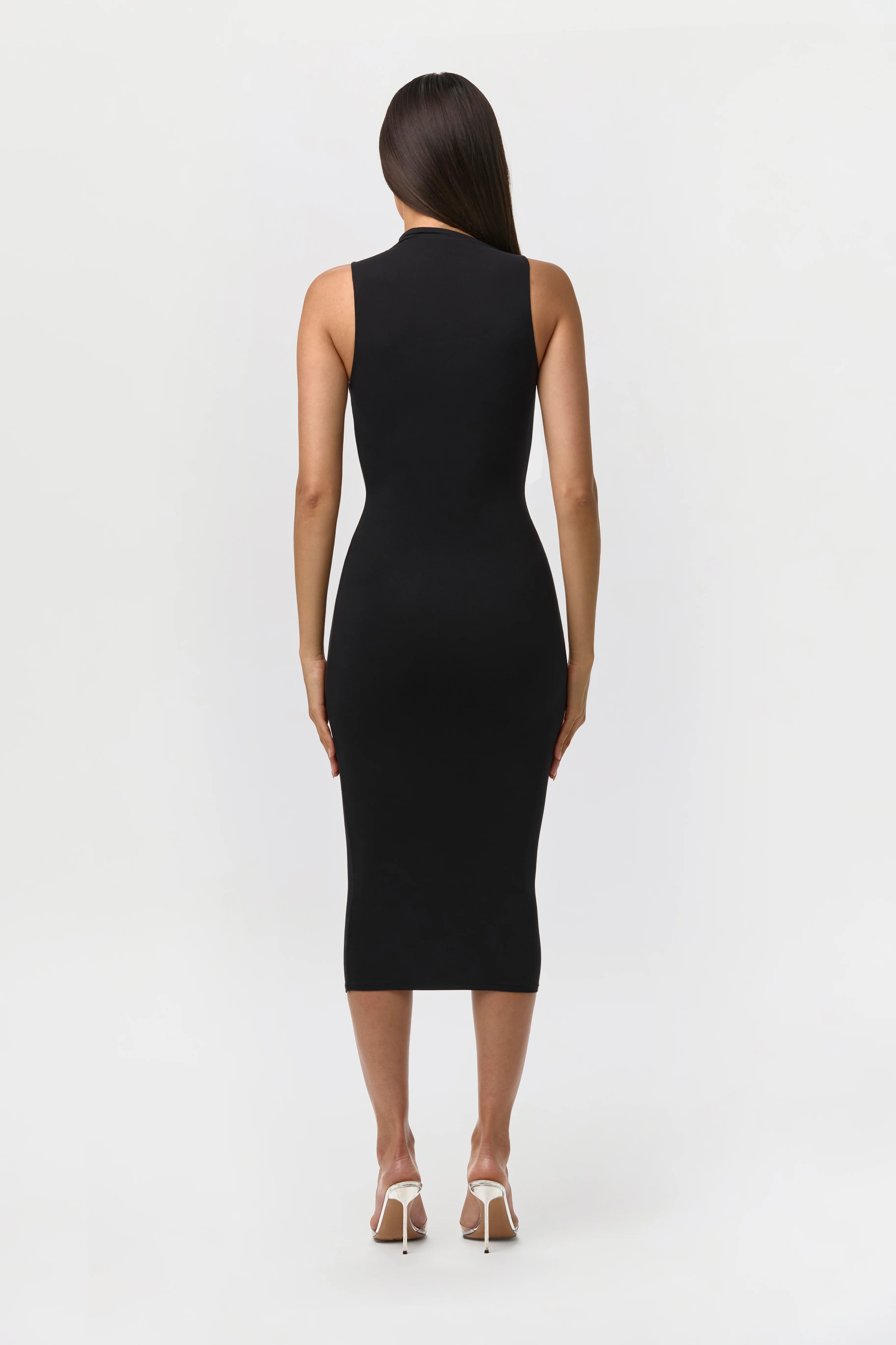Naked Sleeveless Midi Dress - Image 4
