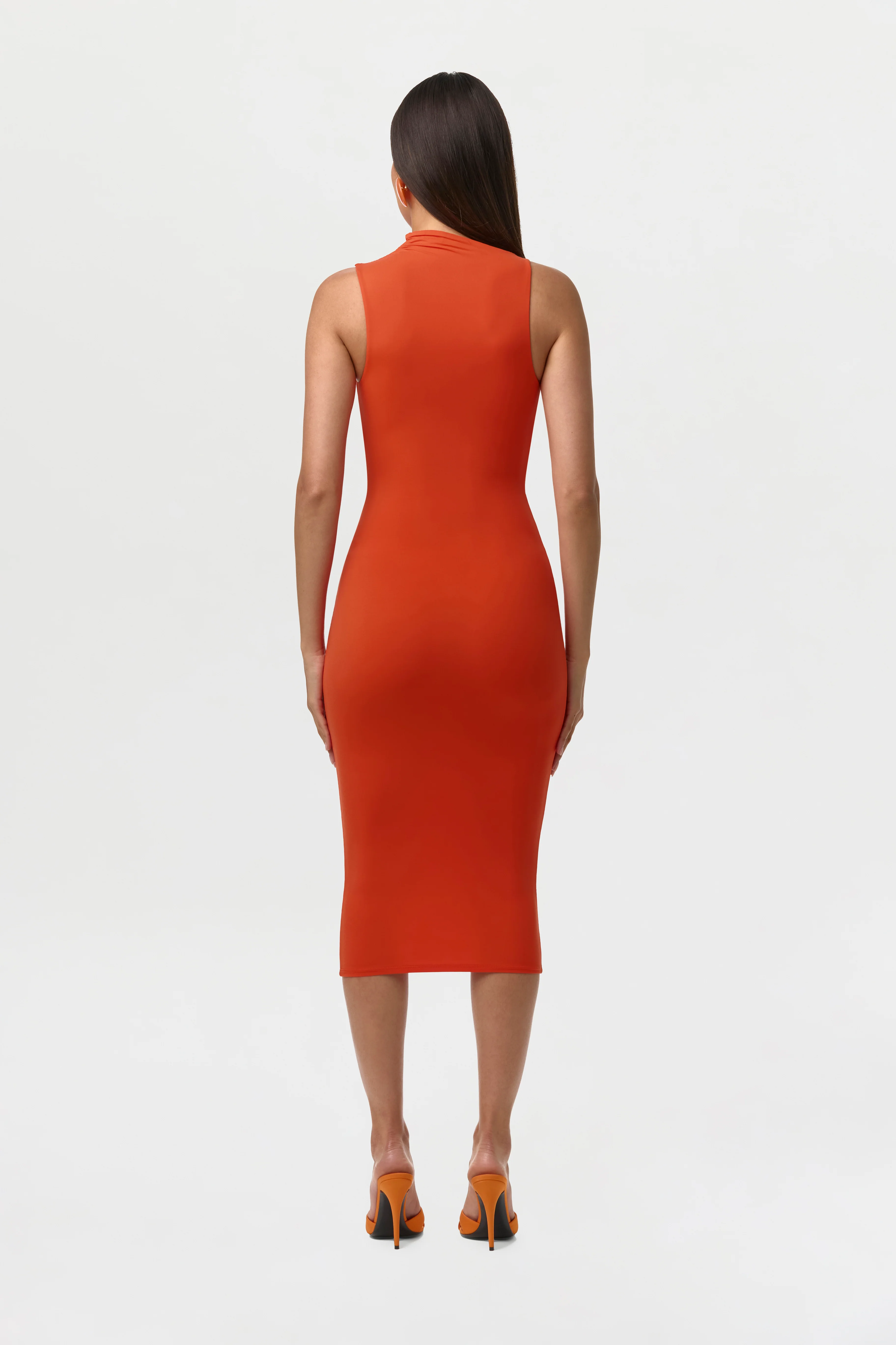 Naked Sleeveless Midi Dress - Image 8