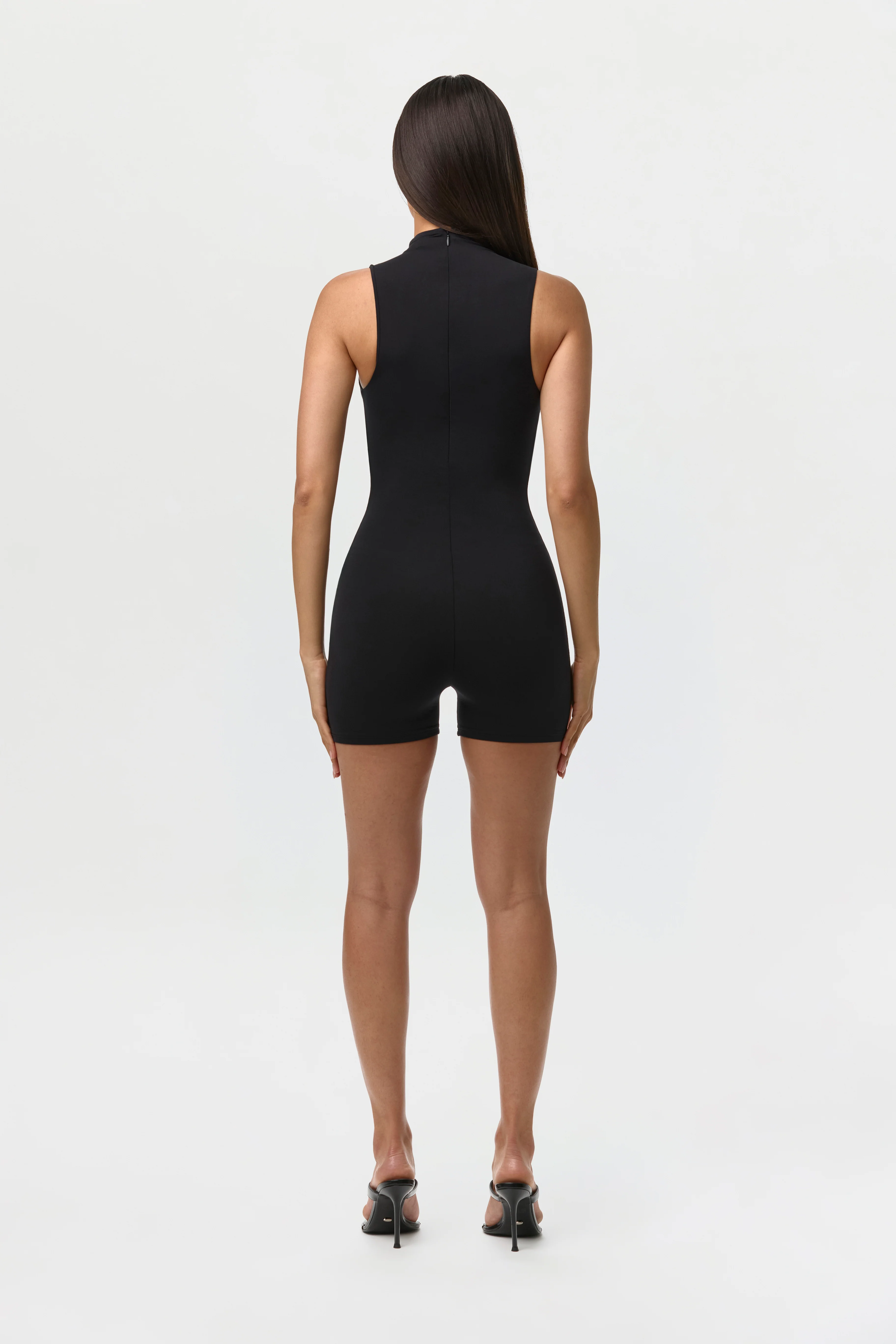 Naked Sleeveless Romper - Image 4