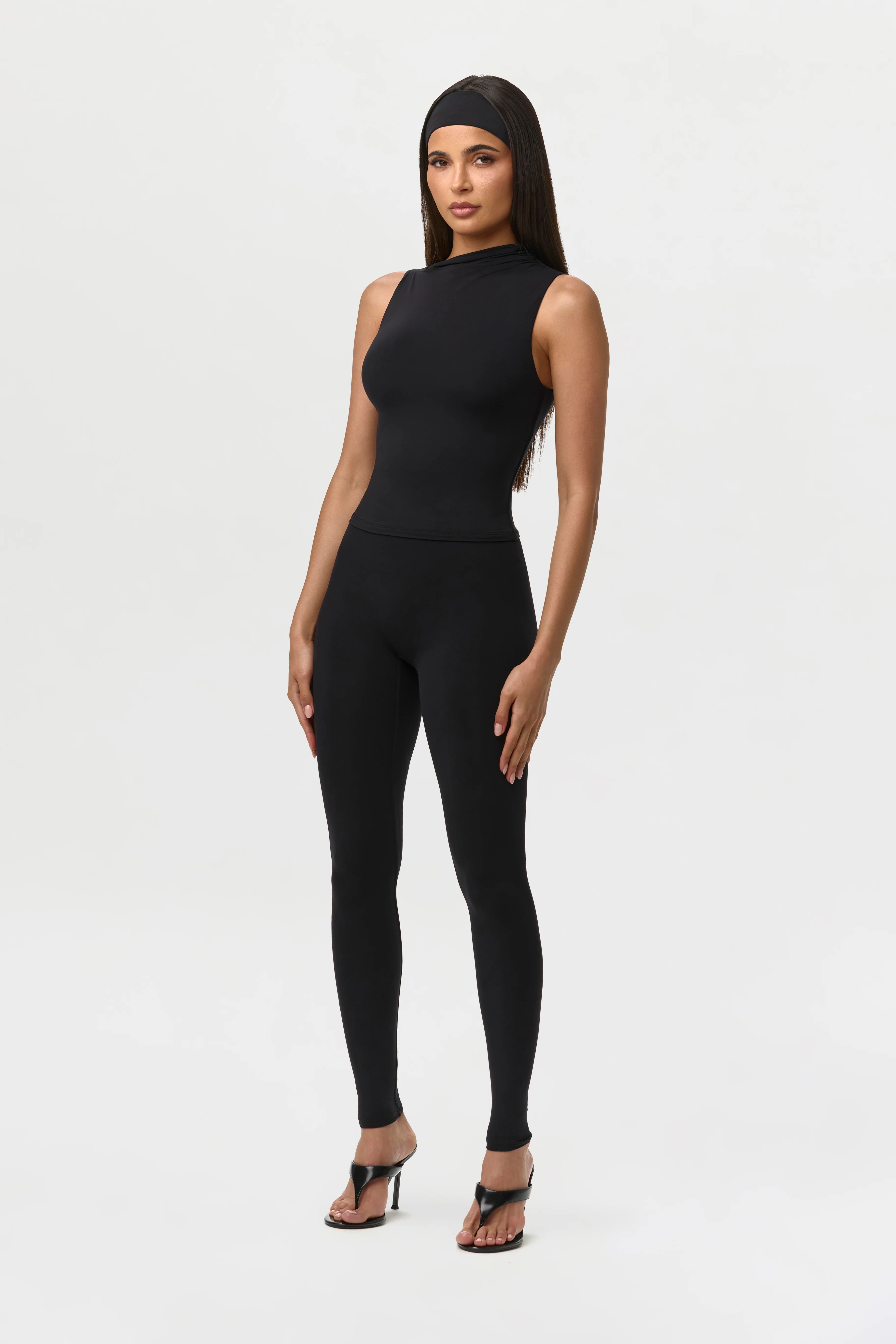 Naked Asymmetric Sleeveless Top - Image 3