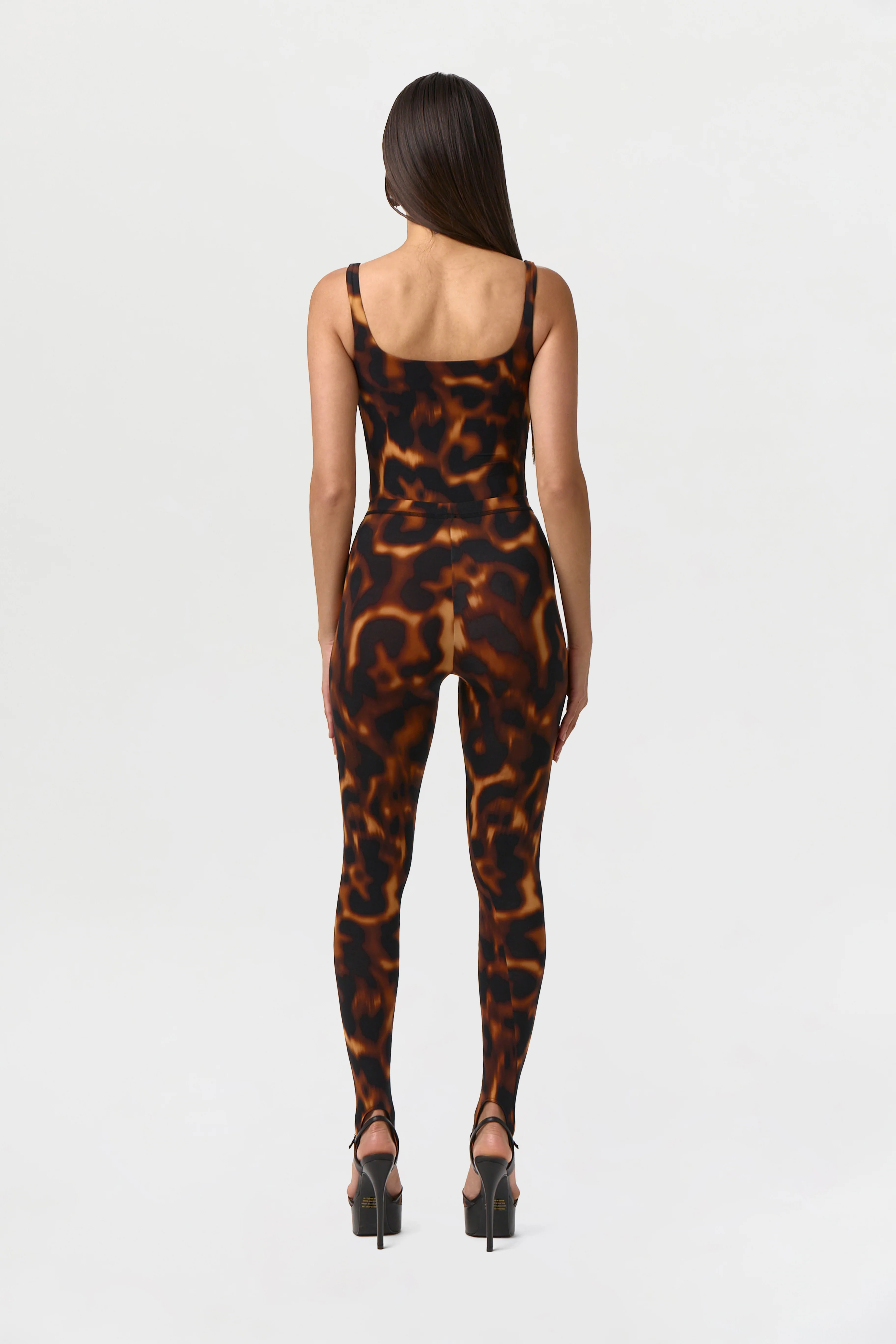 Naked Print Scoop Tank Bodysuit - Image 17