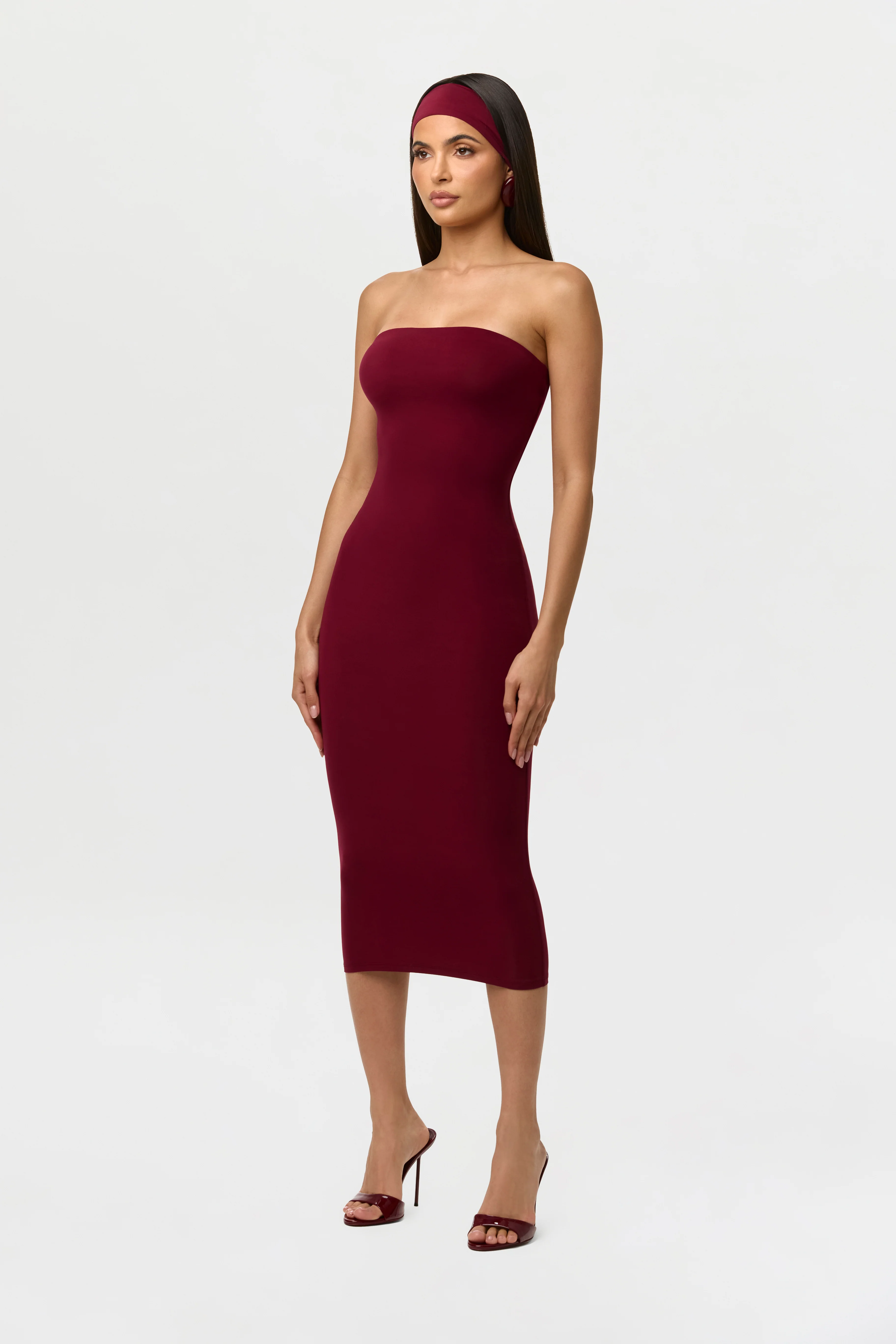 Naked Tube Midi Dress - Image 3