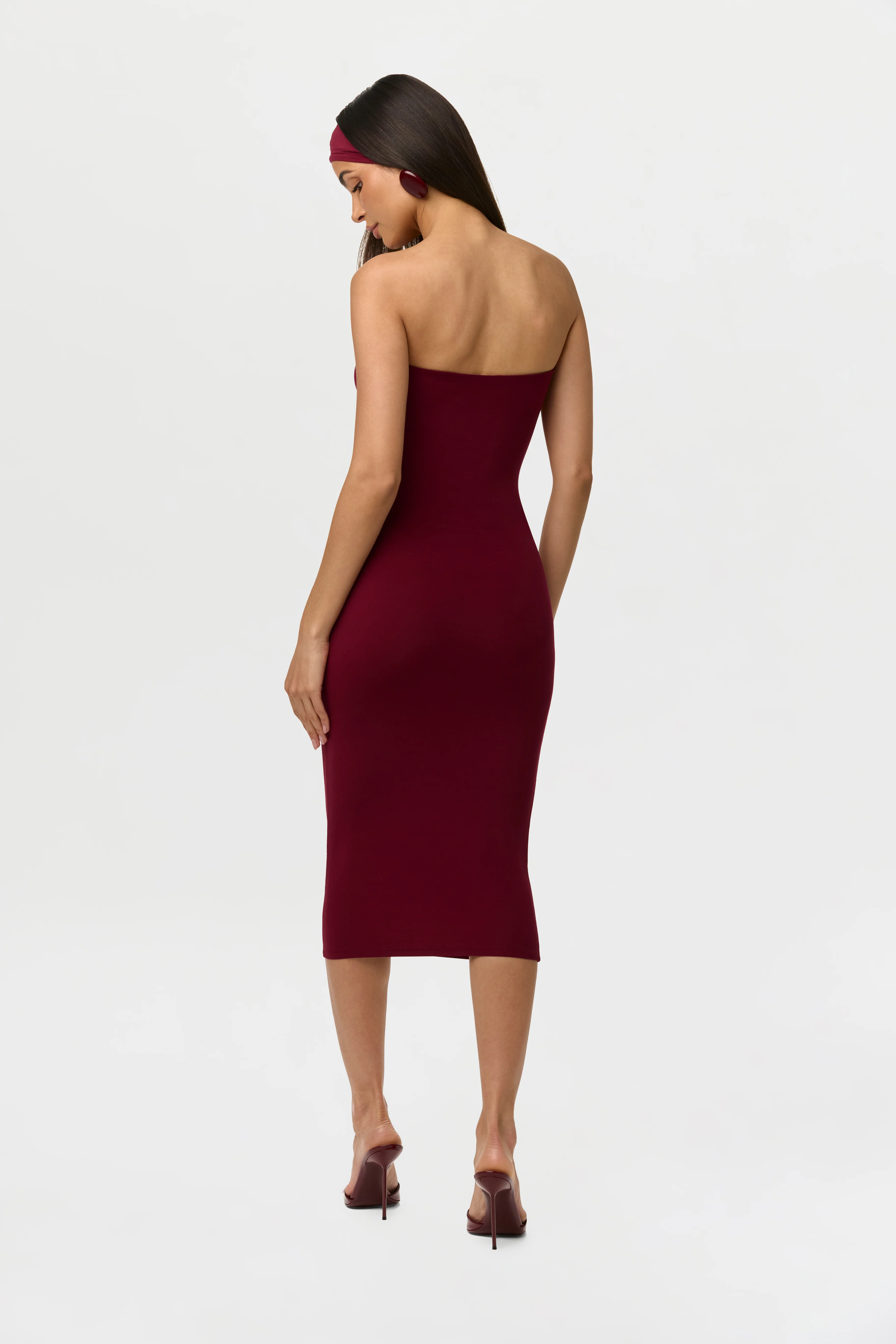 Naked Tube Midi Dress - Image 4