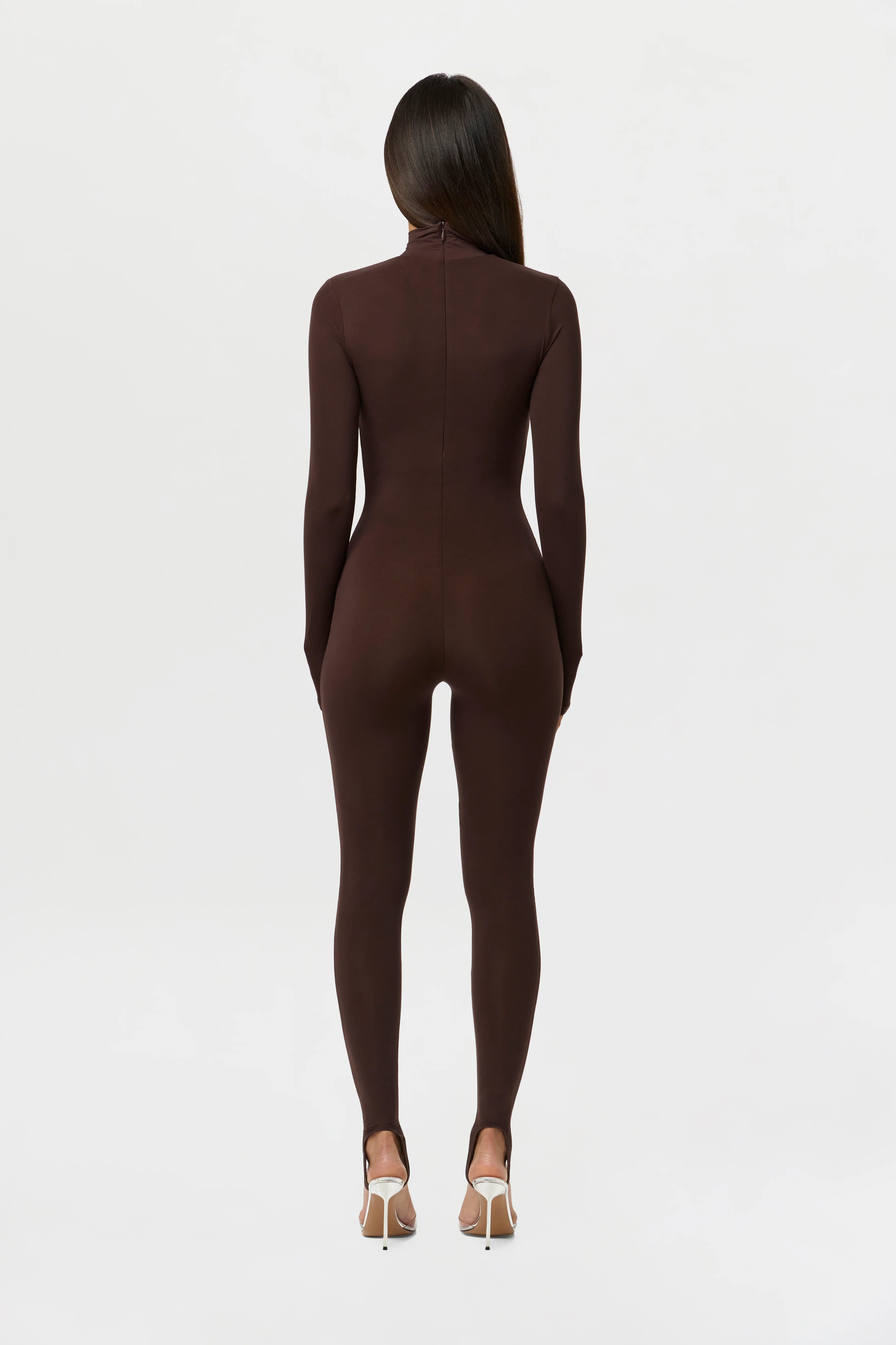 Naked Turtleneck Jumpsuit with Stirrup - Image 13