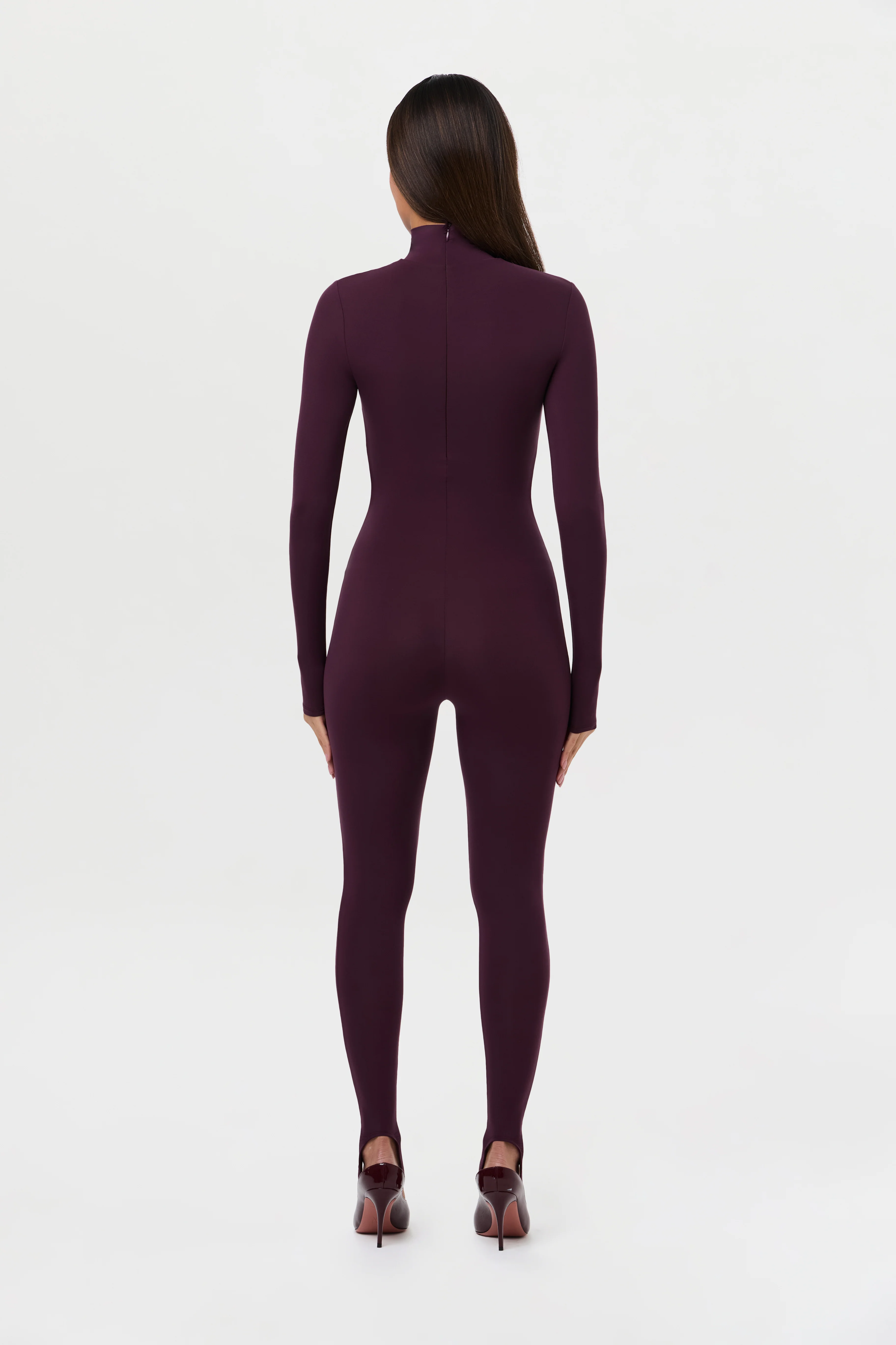 Naked Turtleneck Jumpsuit with Stirrup - Image 8