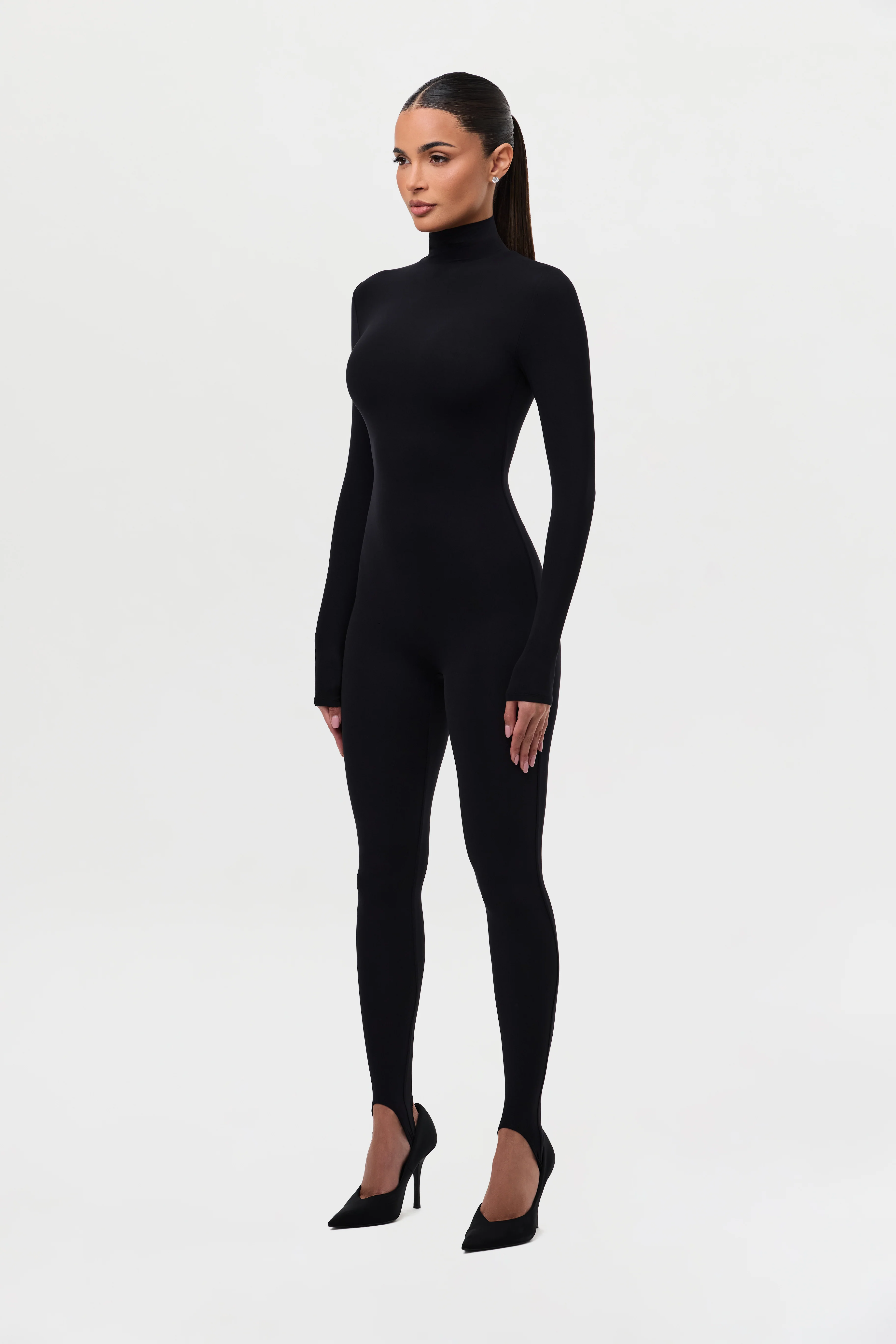 Naked Turtleneck Stirrup Jumpsuit - Image 3