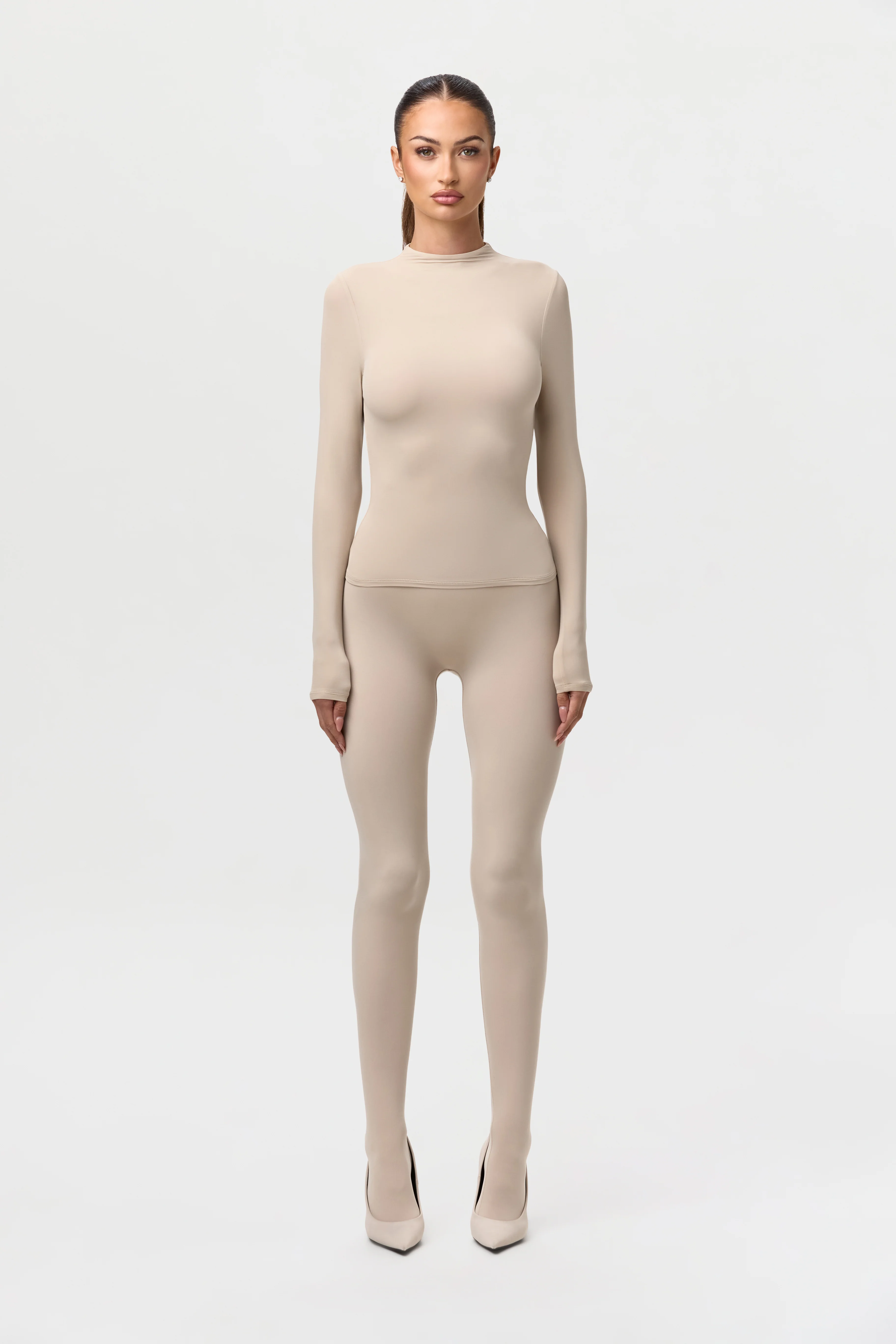 Naked Mock Neck Top - Image 24