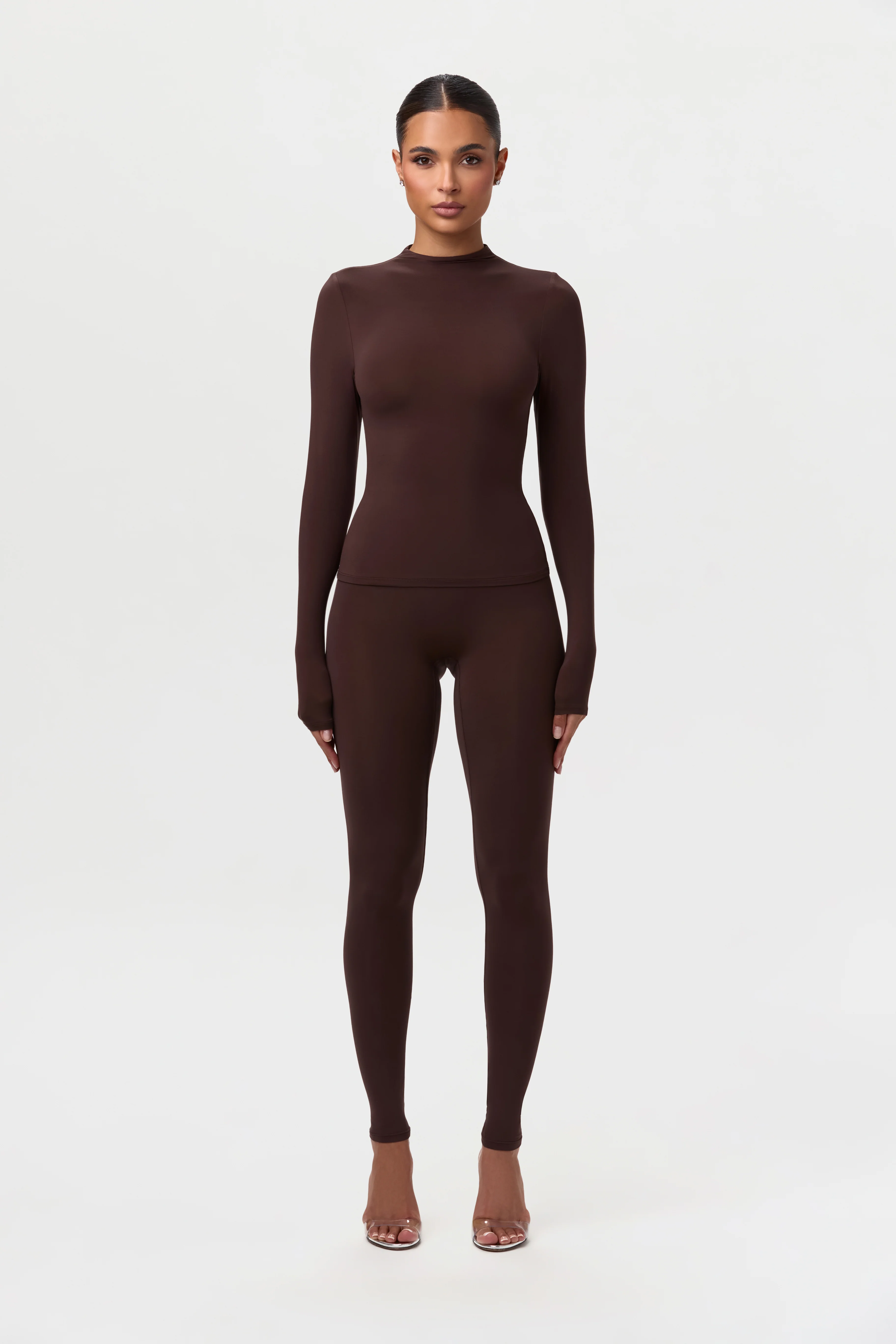 Naked Mock Neck Top - Image 38