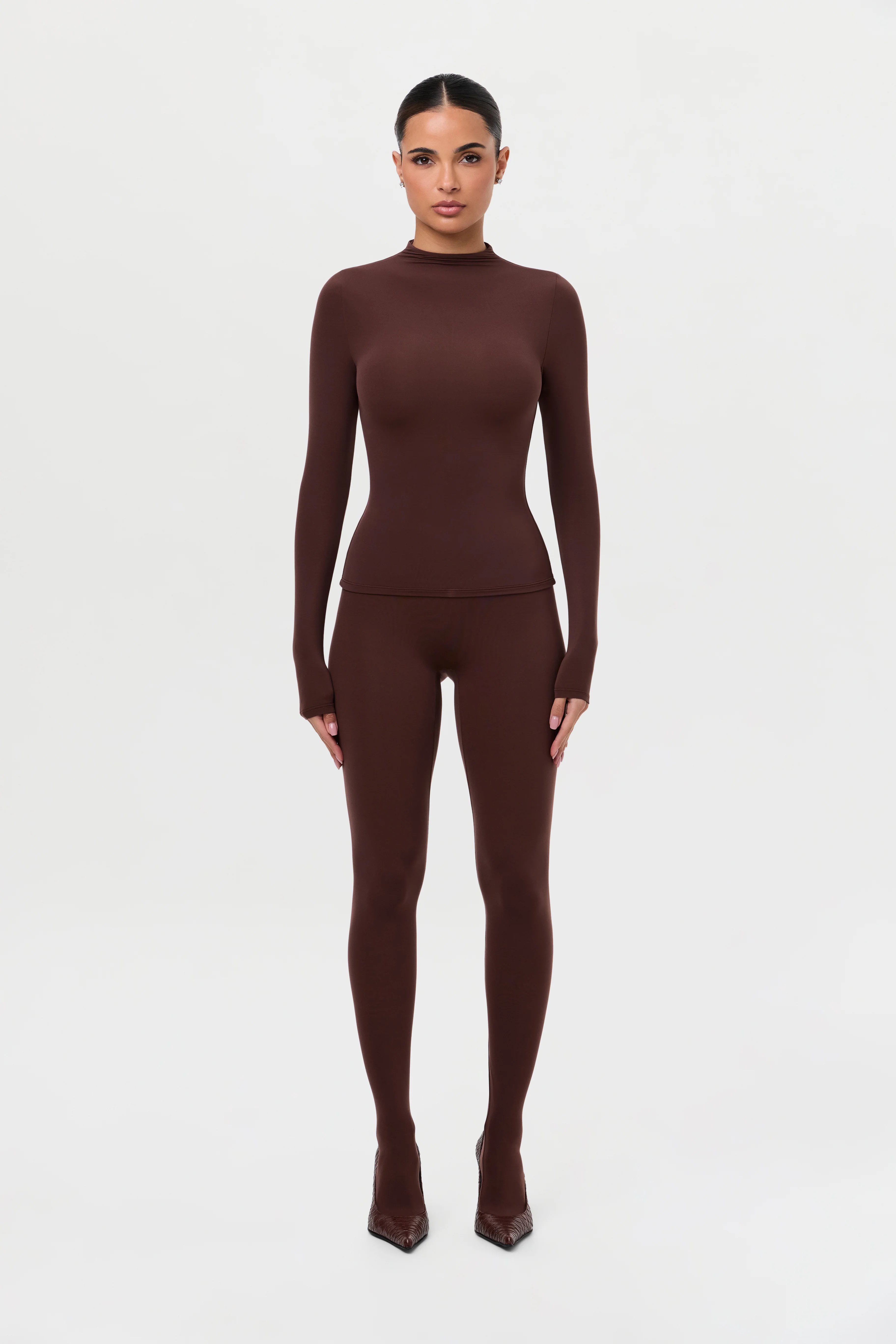 Naked Mock Neck Top - Image 41