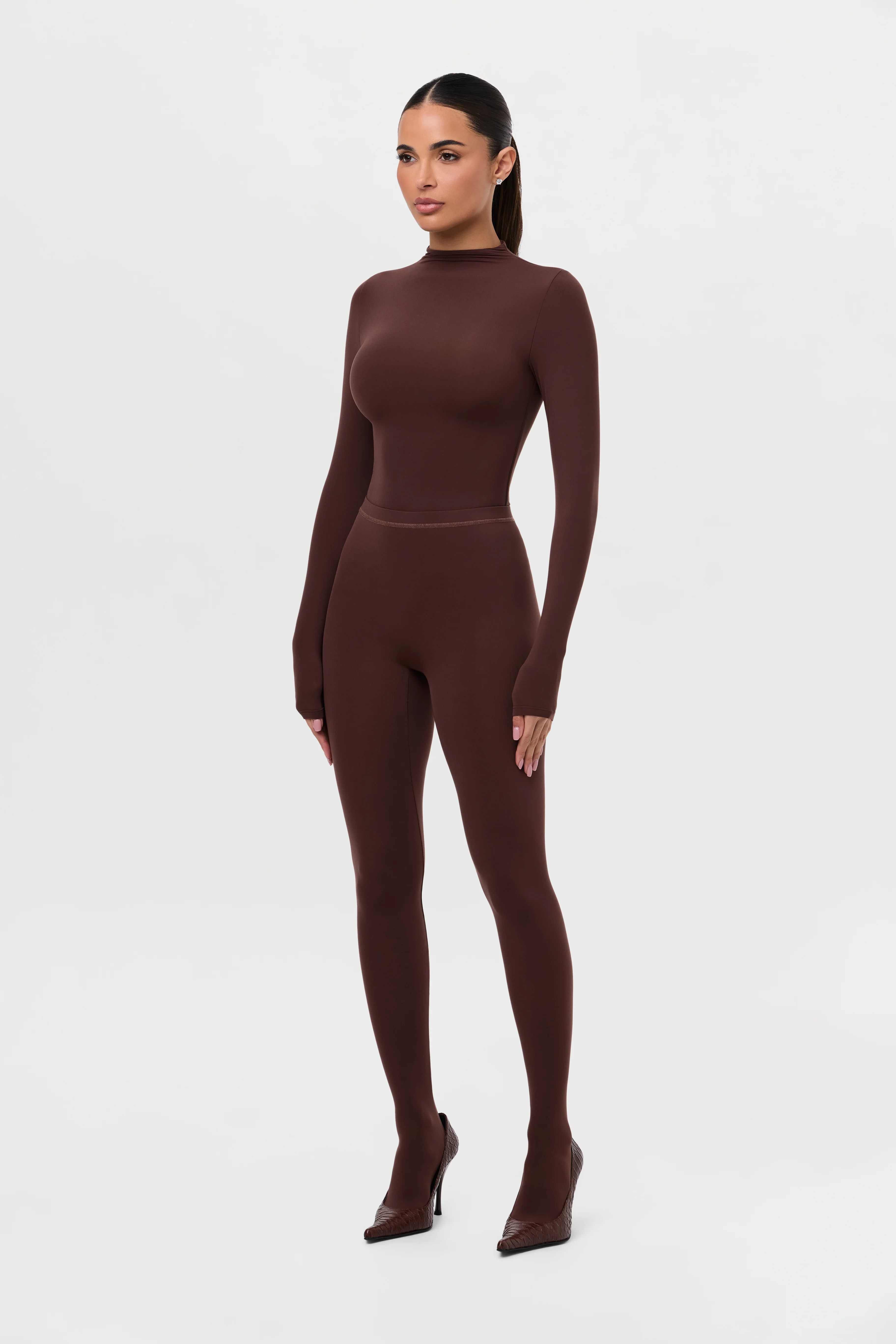 Naked Mock Neck Top - Image 43