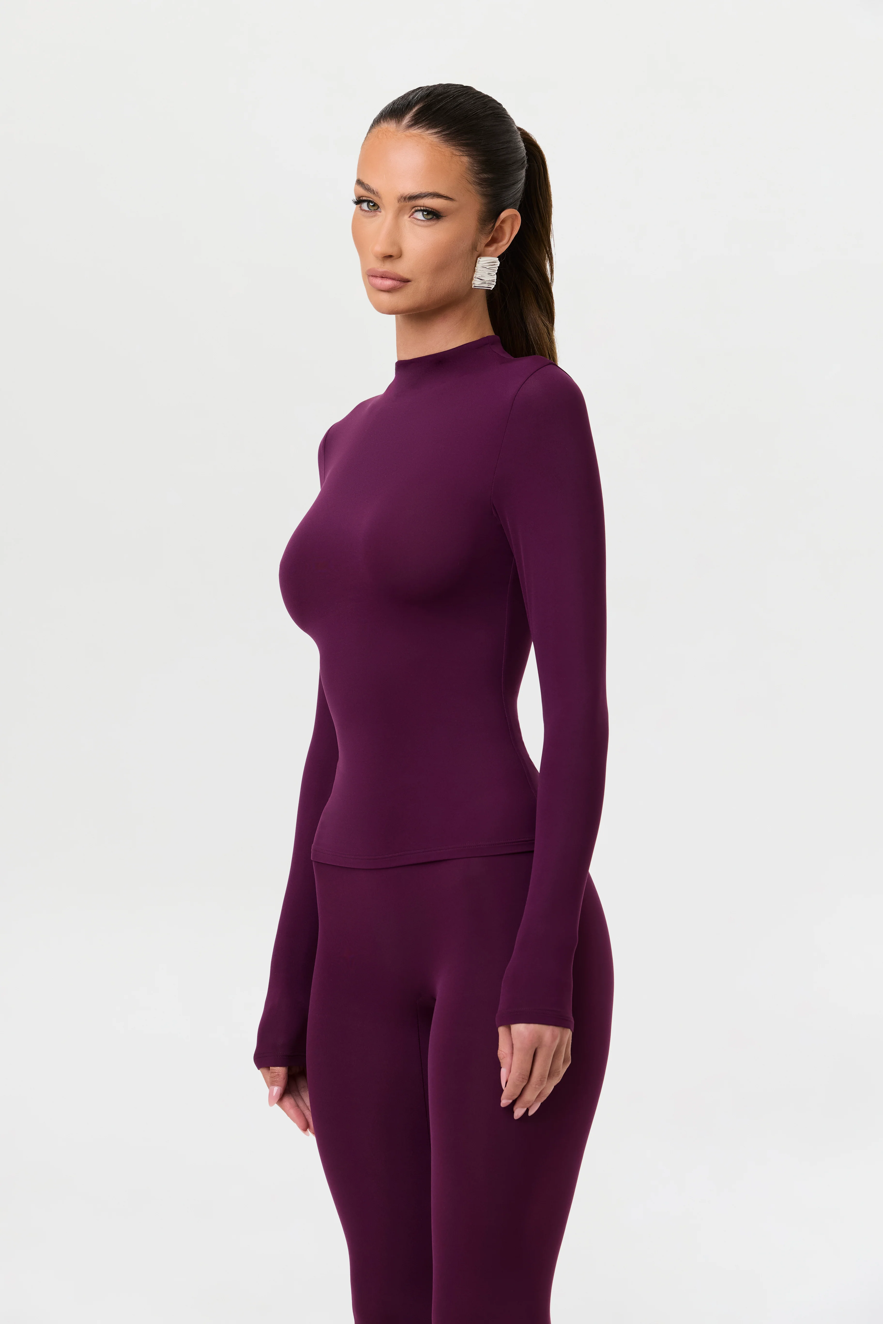 Naked Mock Neck Top - Image 49