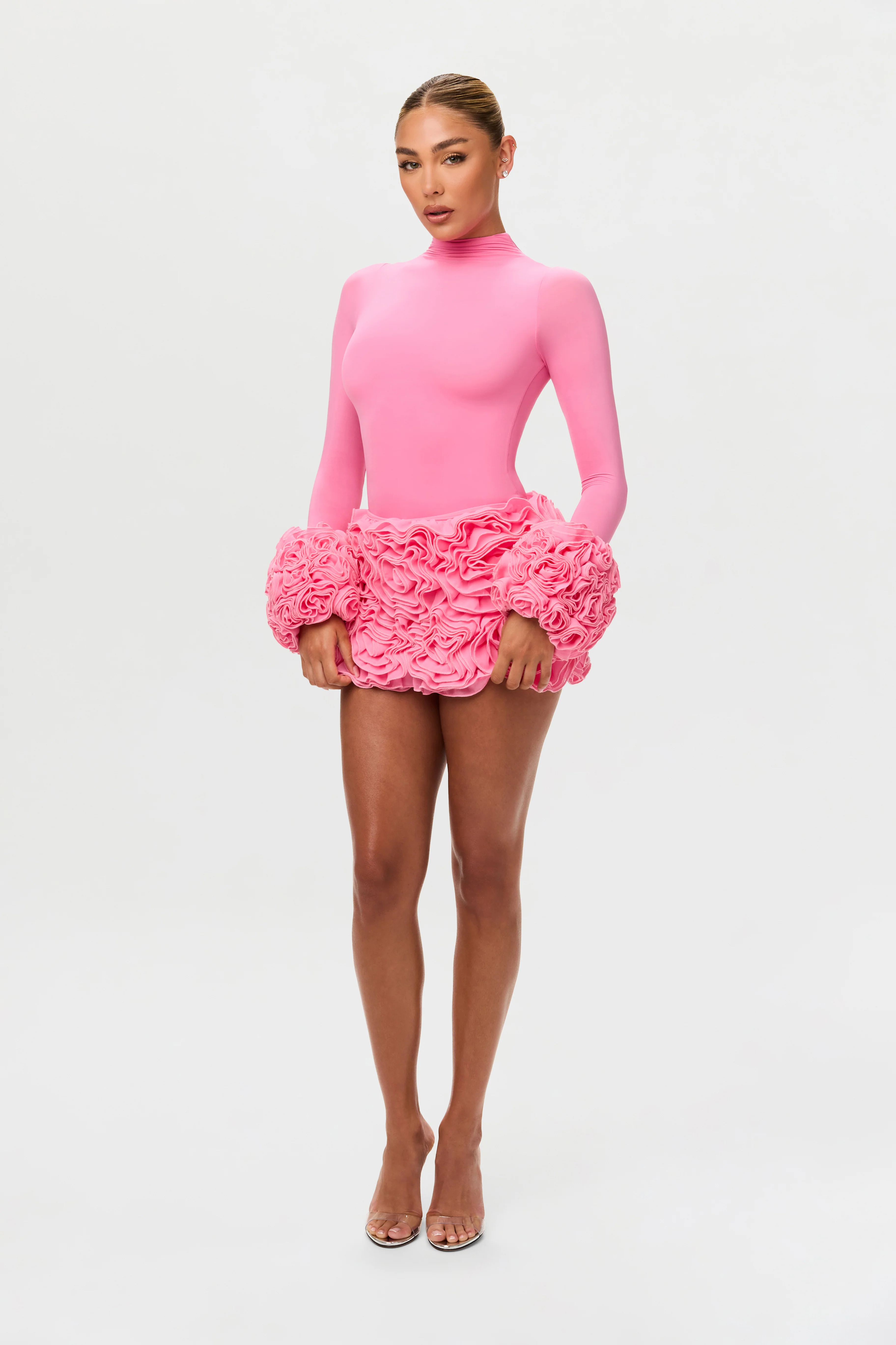 Naked Mock Neck Top - Image 55
